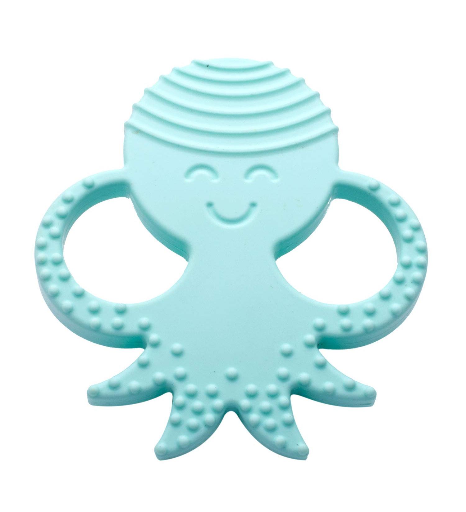 Sisilia Baby Teething Toys - 100% BPA Free Silicone | CPSIA Compliant Octopus Teething Toy (Babyblue) - Buy Online on GoSupps.com