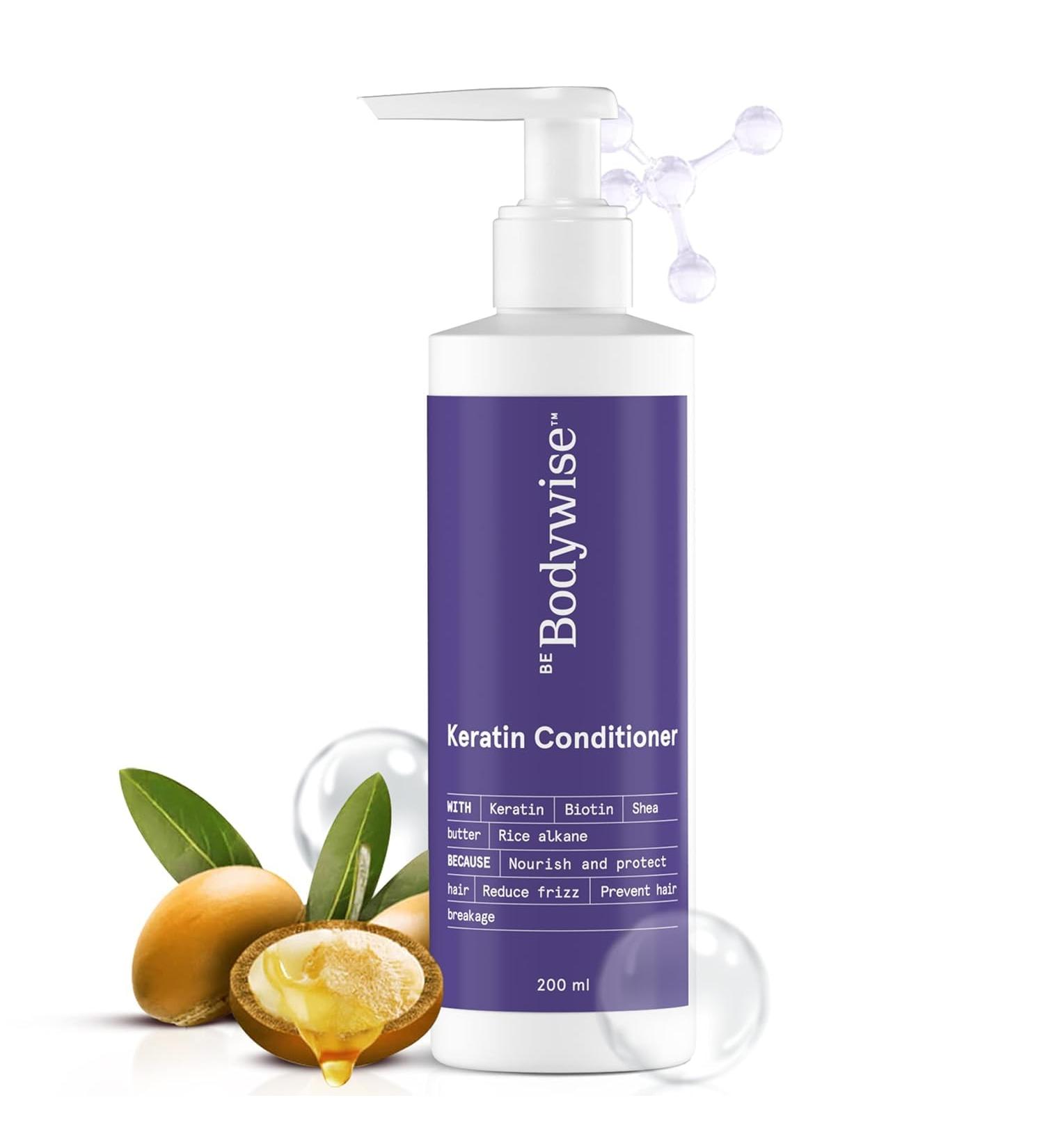 Buy Keratin Conditioner 200ml | Paraben & SLS Free | Reduces Frizz & Locks in Moisture | Enriched with Keratin Silk Protein Biotin & Shea Butter - International Shipping Available - Buy Online on GoSupps.com