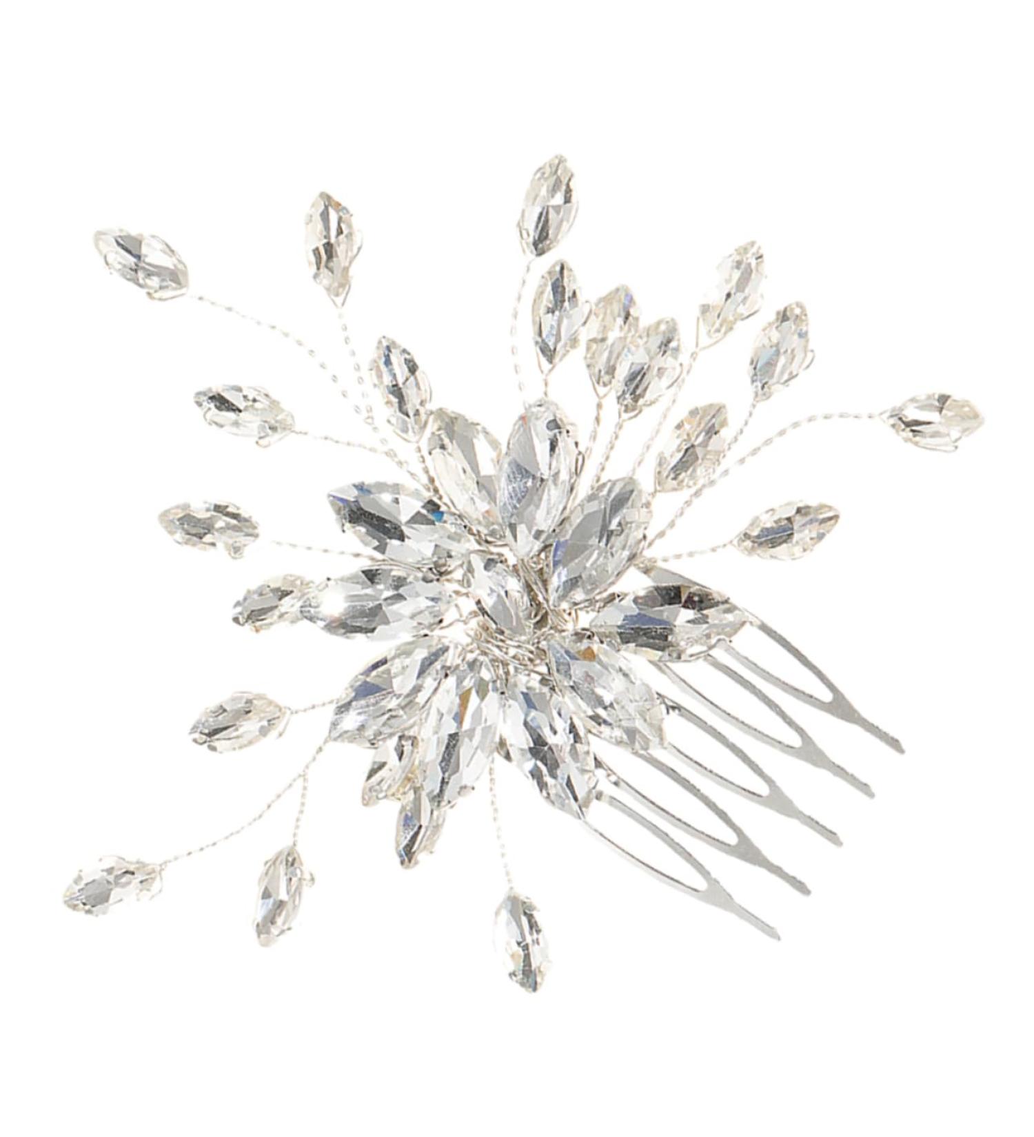 Didiseaon Hair Comb Hair Accessories for Bride Wedding Hair Wedding Headpiece for Bride Rhinestone Hair Accessories Bride Headpieces for Wedding Bride Tiara Diamond Alloy Headband - Buy Online on GoSupps.com