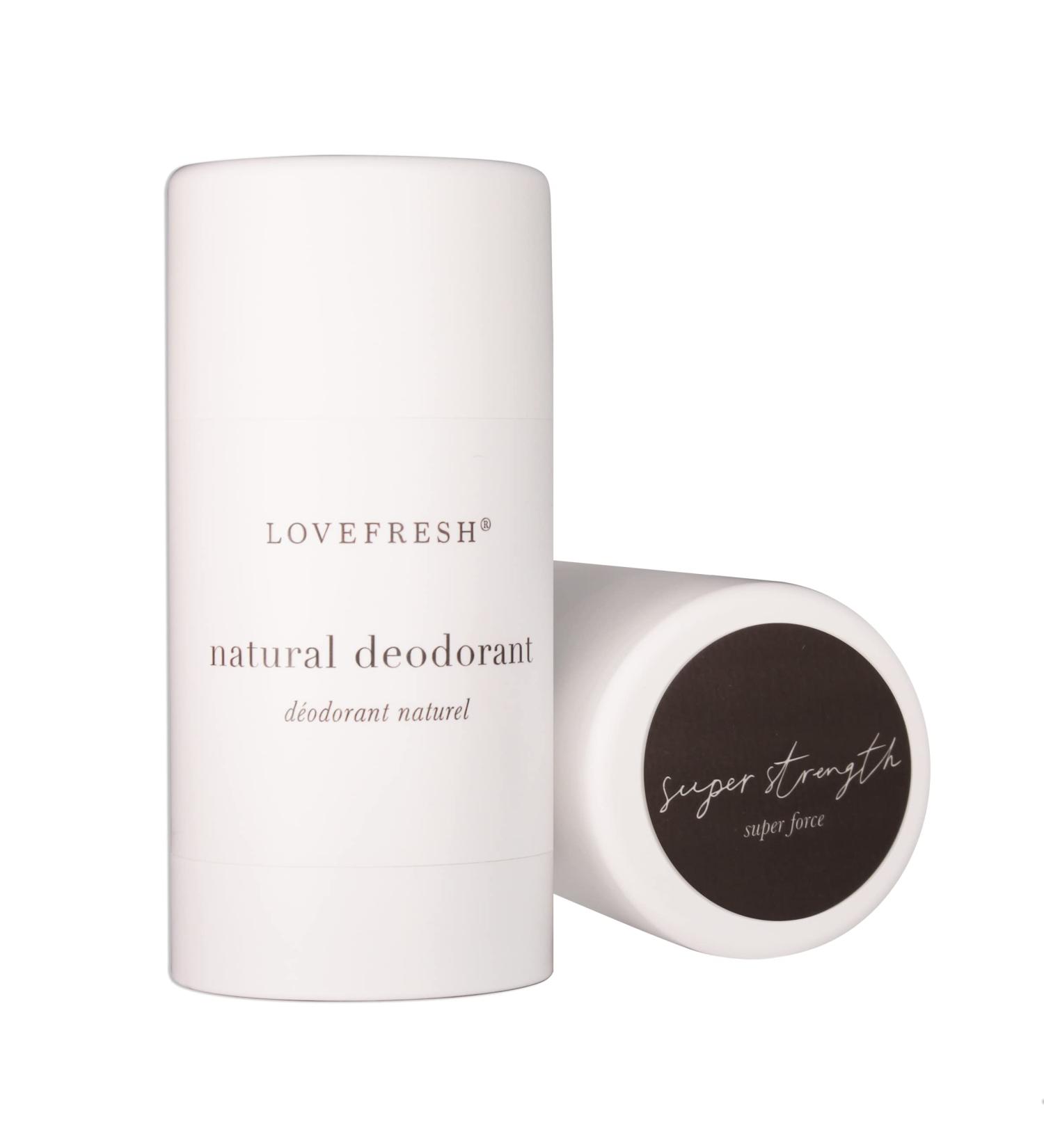 Lovefresh - Natural Super Strength Deodorant | Aluminum Free (Cedar & Saffron) (3.7 oz) 3.7 Ounce (Pack of 1)