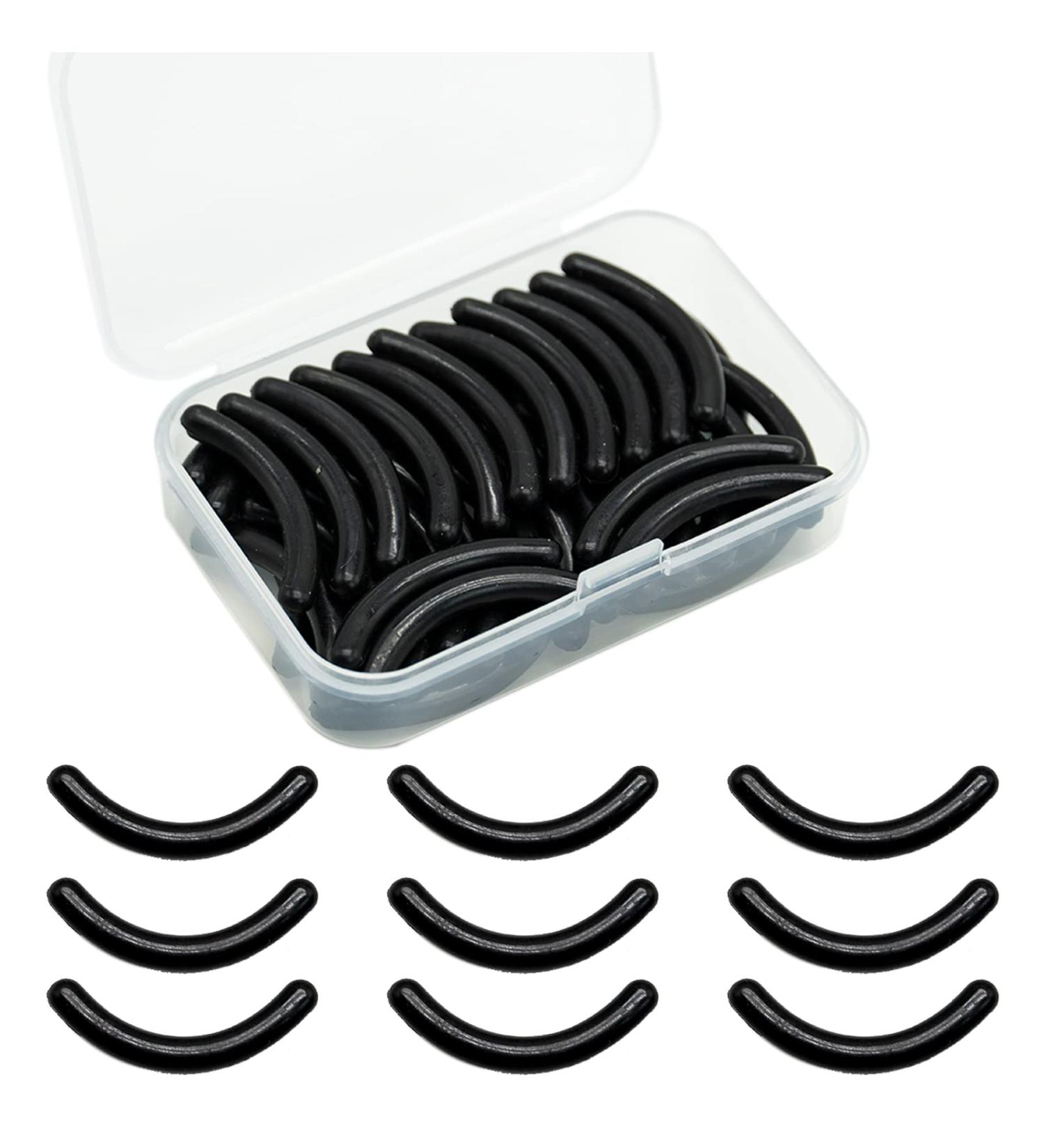 48 pcs Black Silicone Eyelash Curler Refill Pads - Universal Replacement Pads - Buy Online on GoSupps.com