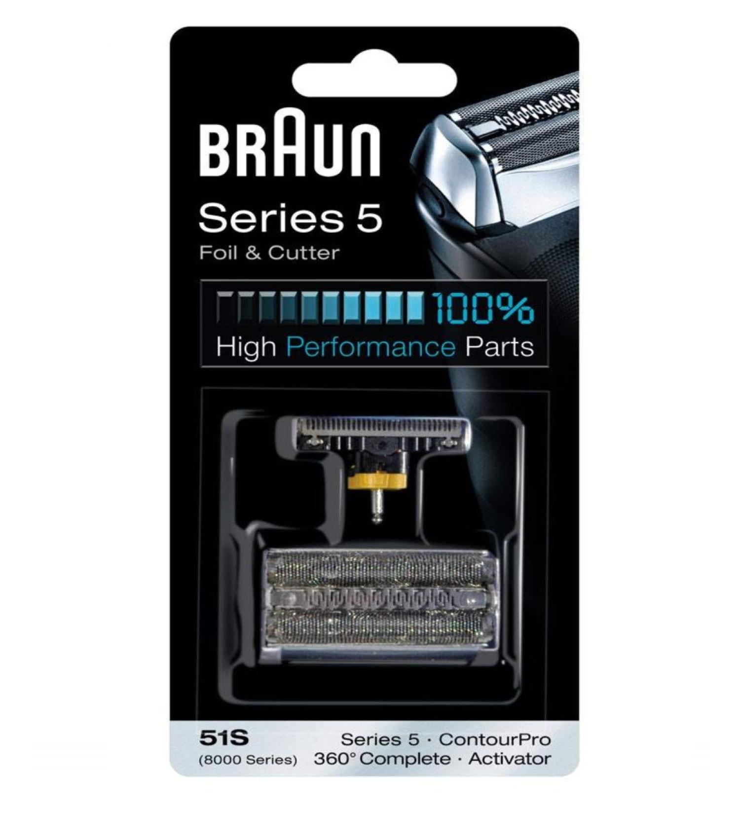 Braun 8000 Foil/Cutter Block for Models 8995, 8985, 8975 - Replacement Kit - Buy Online on GoSupps.com