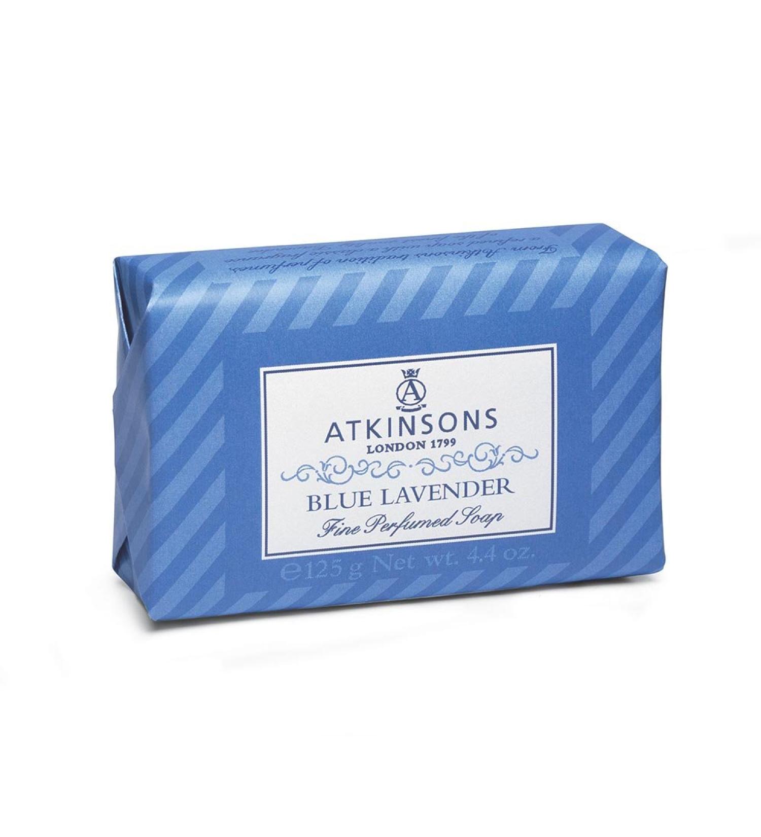 Buy Atkinsons Blue Lavender Soap 125g - Luxury International Shipping | Soothing & Aromatic Skin Care - Buy Online on GoSupps.com