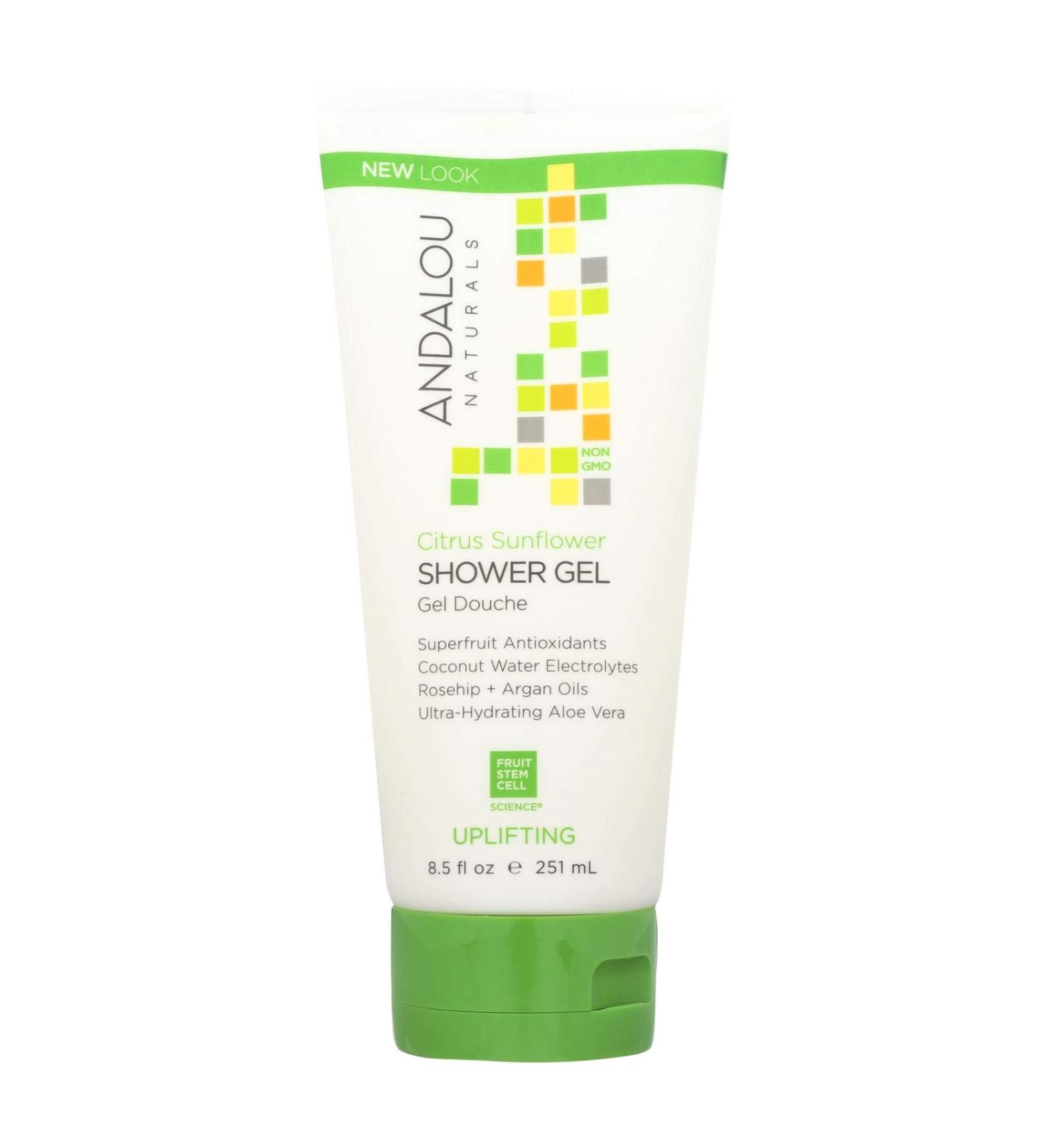 Andalou Naturals Shower Gel  Citrus Verbena Uplifting - 8.5 Fl Oz