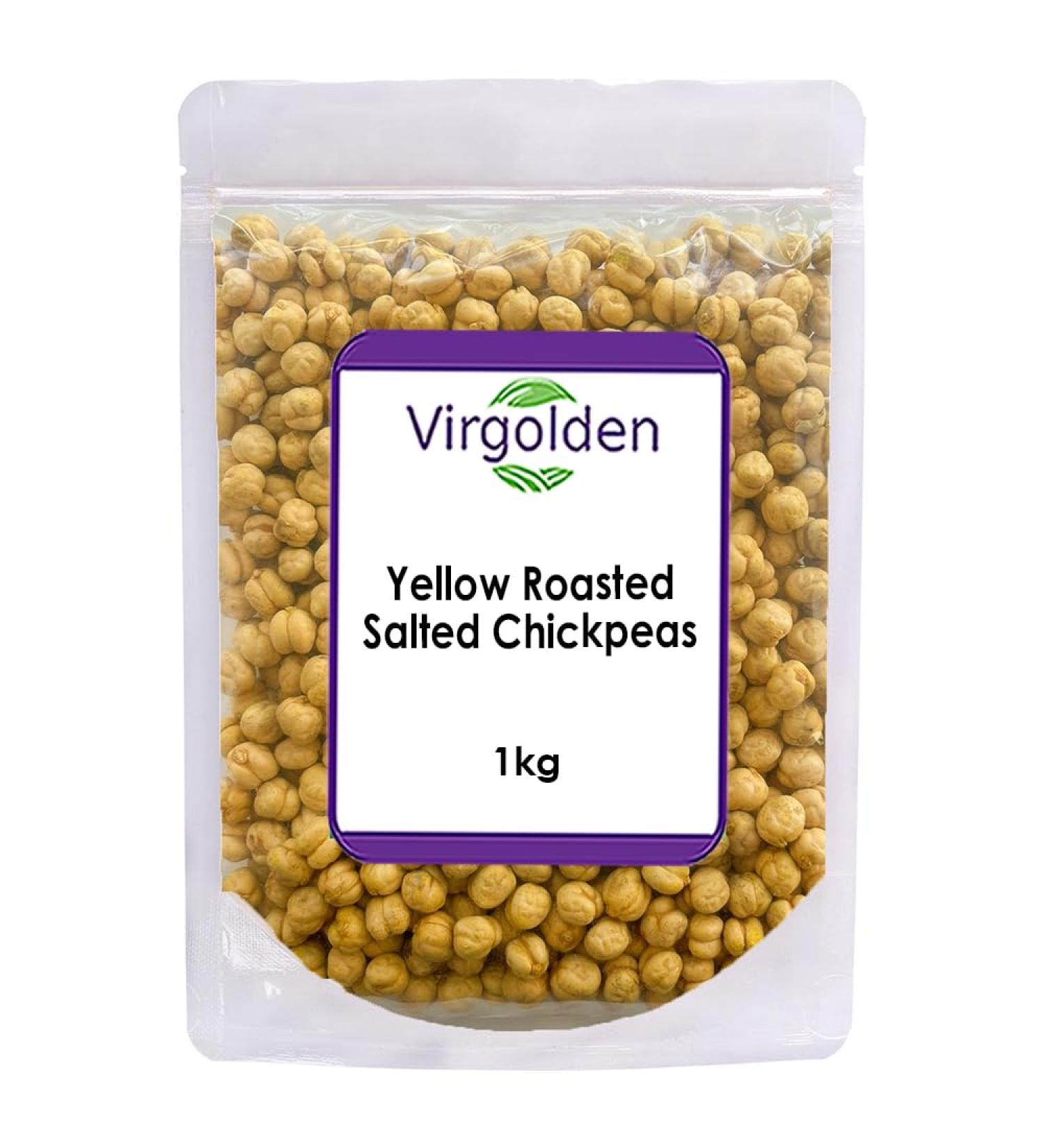 Yellow Roasted Salted Chickpeas 1kg by Virgolden