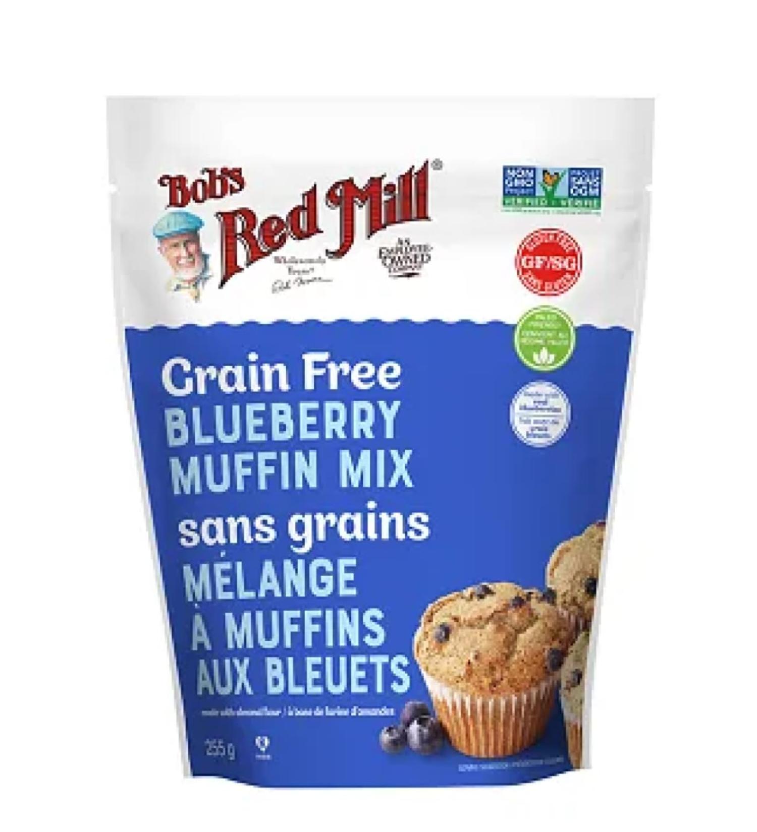 Bob's Red Mill Grain Free Blueberry Muffin Mix 255g (Pack of 1) - Buy Online on GoSupps.com