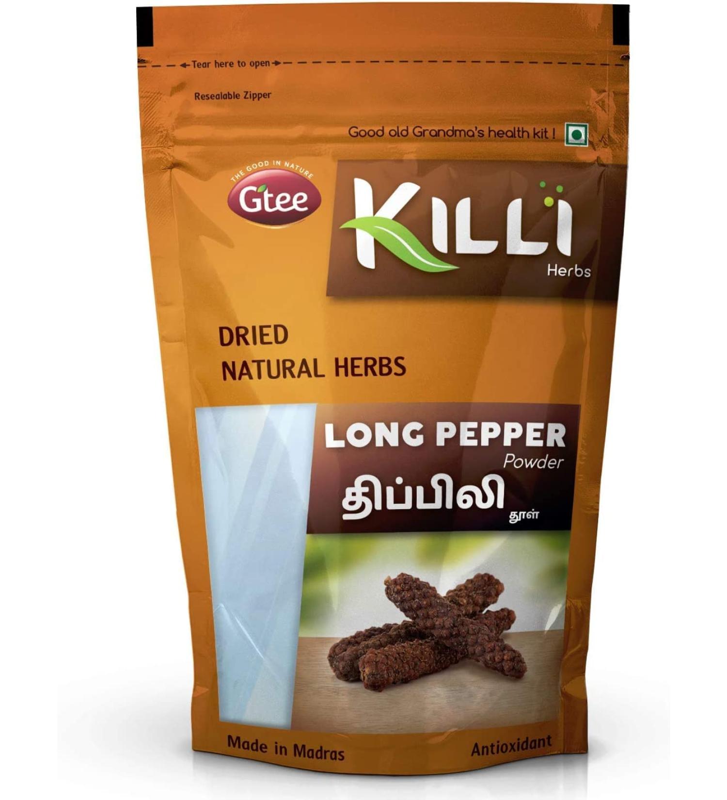 QURA Long Pepper | Thippili | Piper longum | Pippali Powder 100g