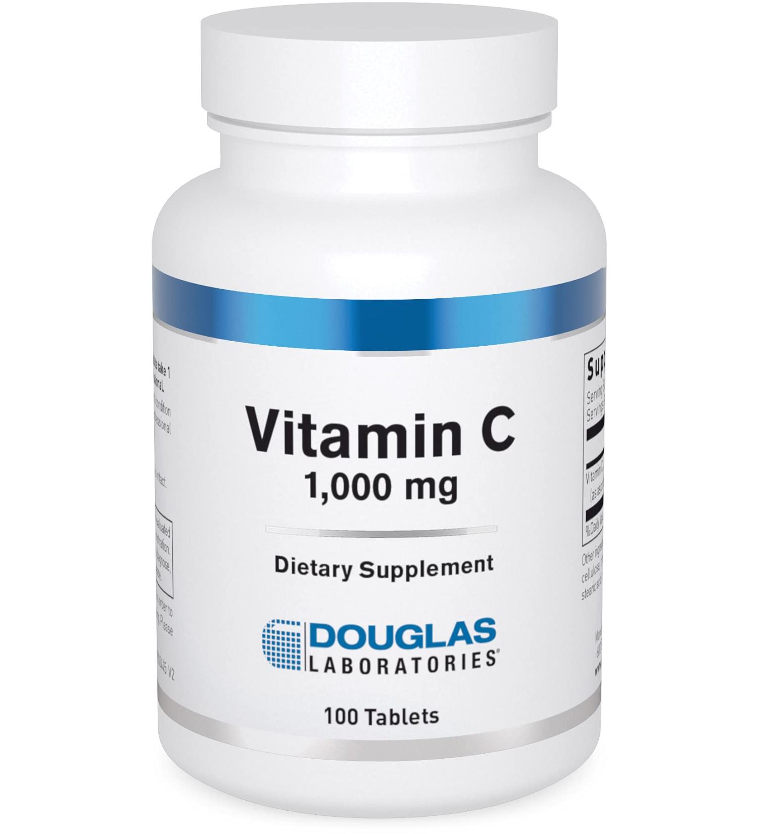 Douglas Laboratories Vitamin C | Immune Support & Wound Healing | 100 Tablets - Buy Online on GoSupps.com