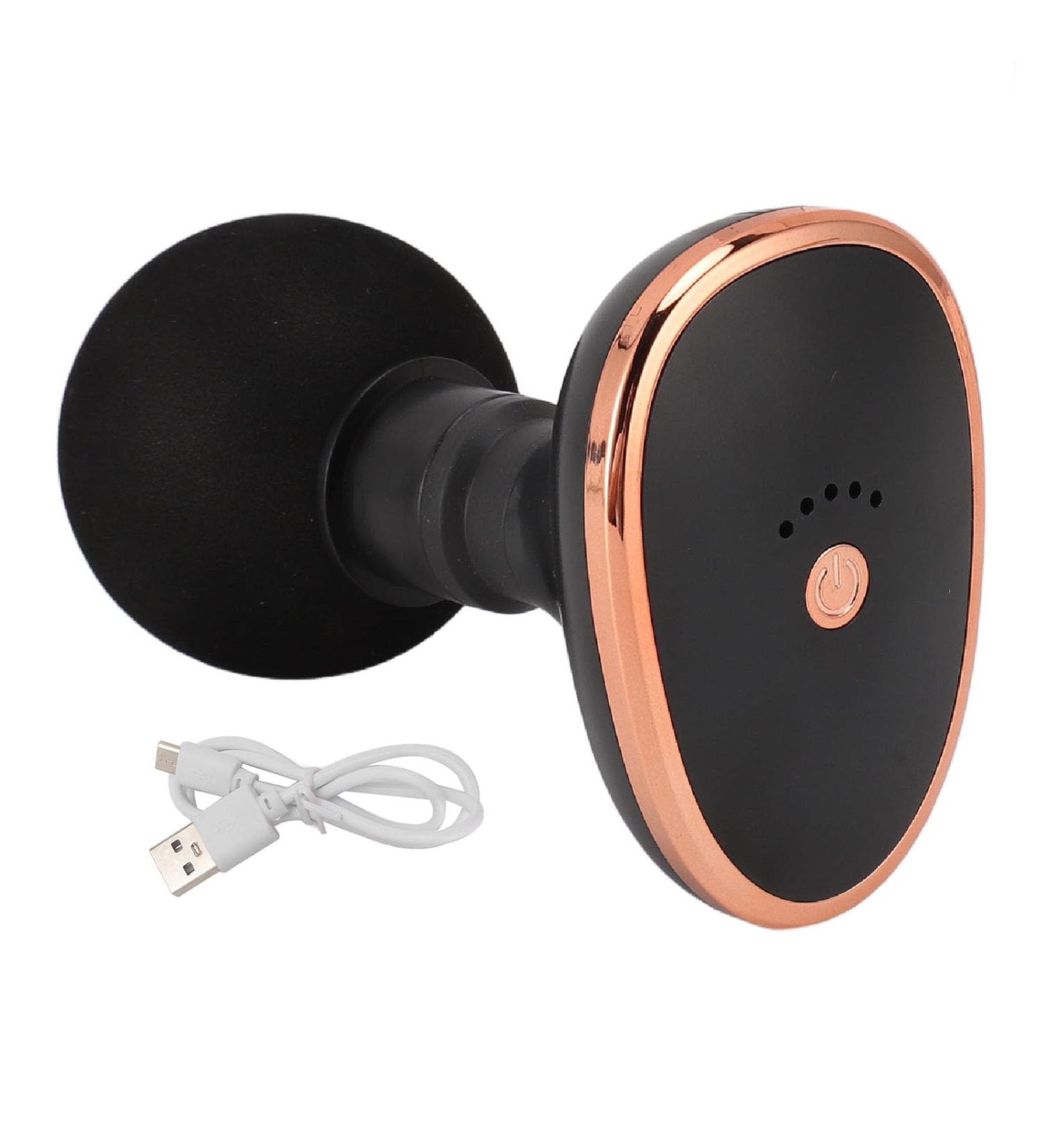Mini Portable Massage Gun - 5-Speed Deep Tissue Percussion Massager for Neck & Lumbar Spine - Pocket Size Relaxation Device Black - Buy Online on GoSupps.com