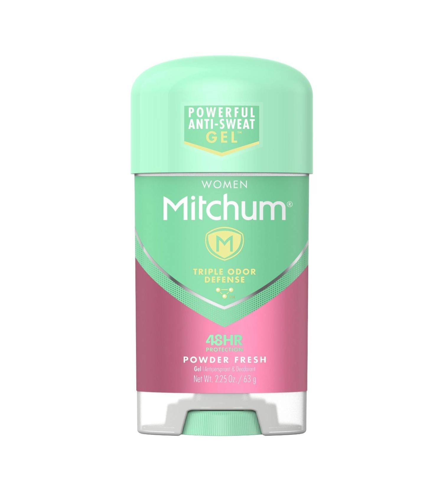 Mitchum for Women Power Gel Anti-Perspirant Deodorant Powder Fresh 2.25 oz (Pack of 2) - Packaging May Vary