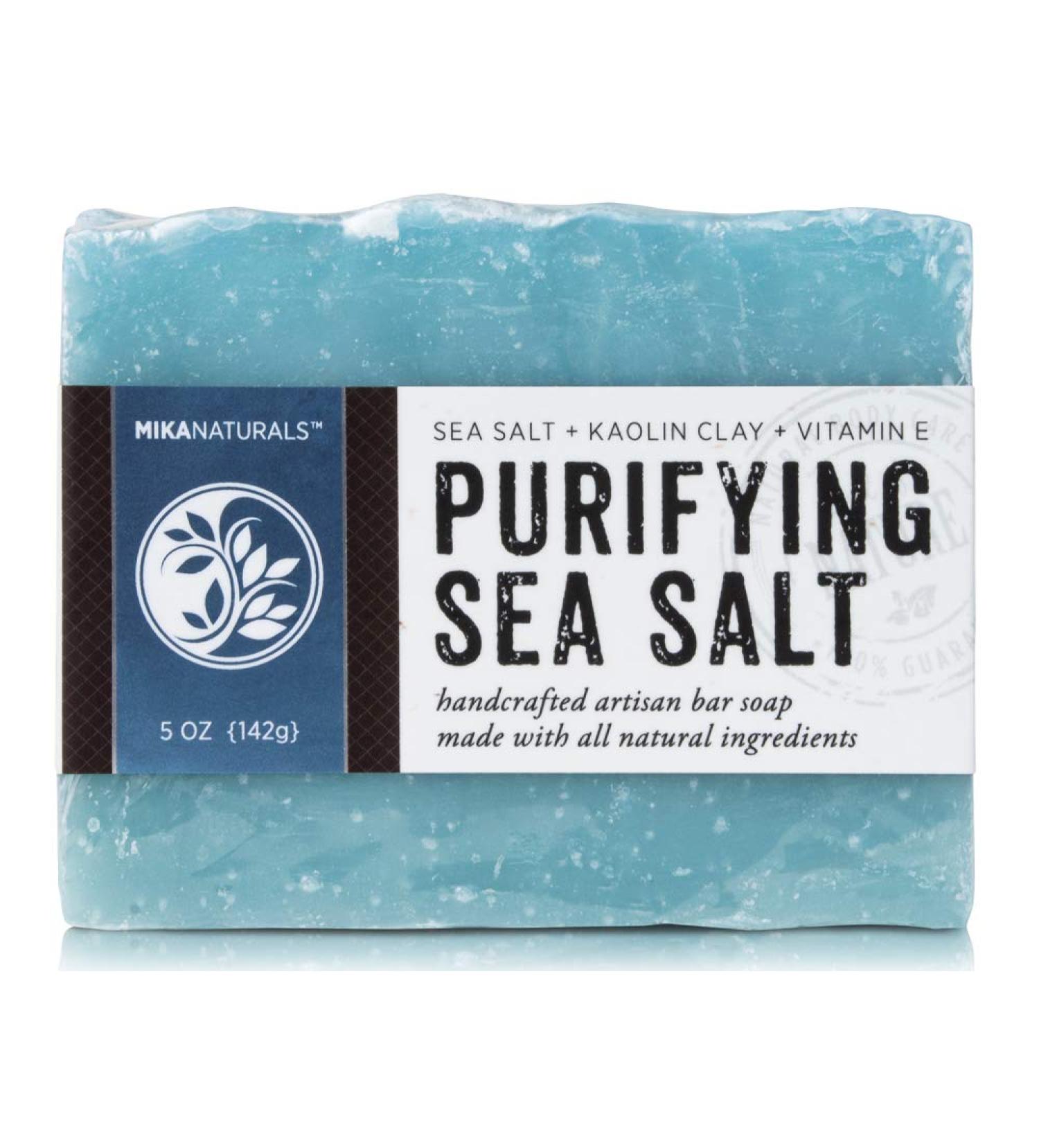 Sea Salt Cleanser with Shea Butter & Vitamin E - Handmade for All Skin Types | Kaolin Clay for Dry Itchy Skin | 5 oz - Palm Oil Free - Buy Online on GoSupps.com