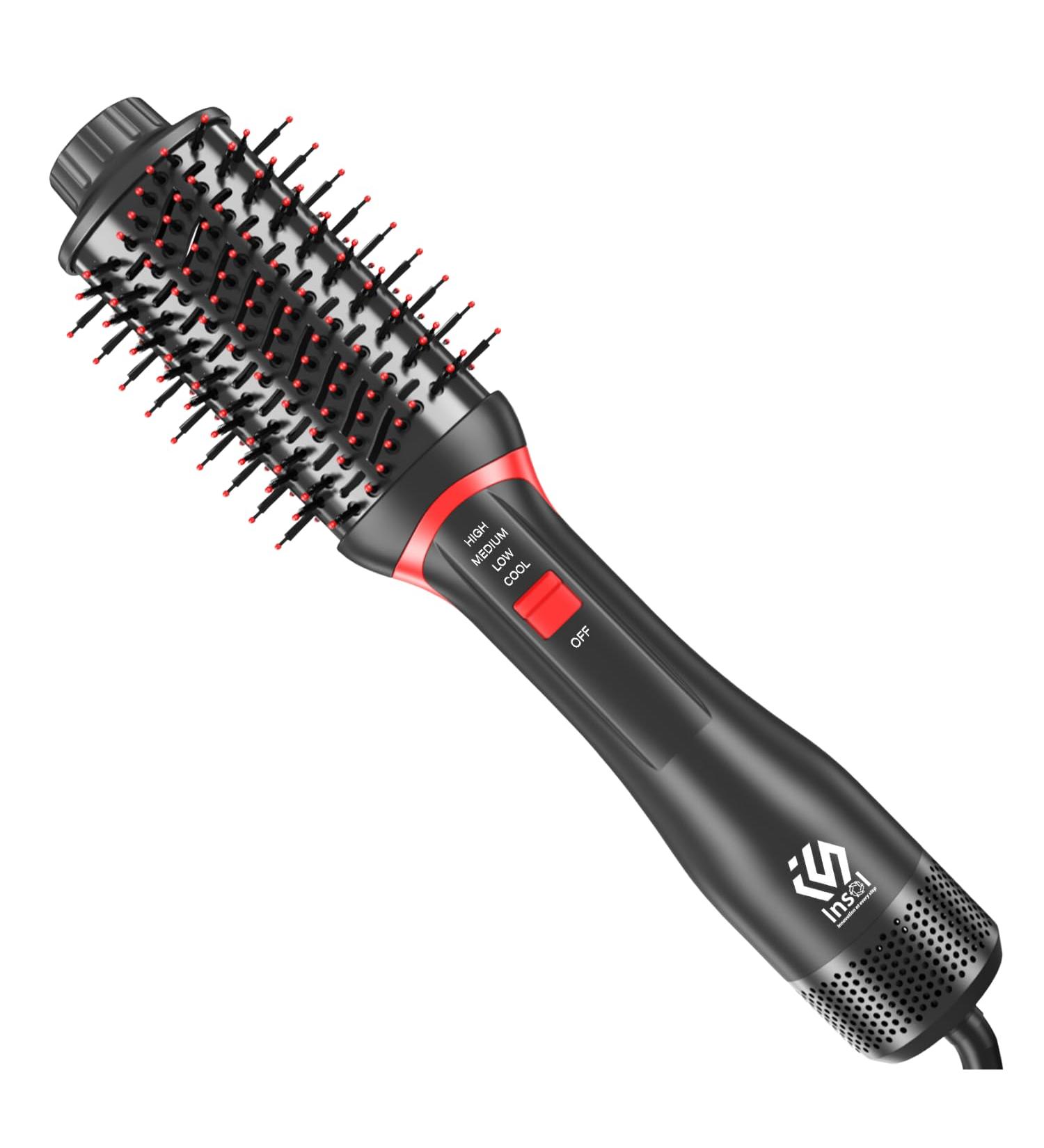 4-in-1 One-Step Hair Dryer & Volumizer - Anti-Frizz Hot Air Brush for Long Hair | Ceramic Titanium - Buy Online on GoSupps.com