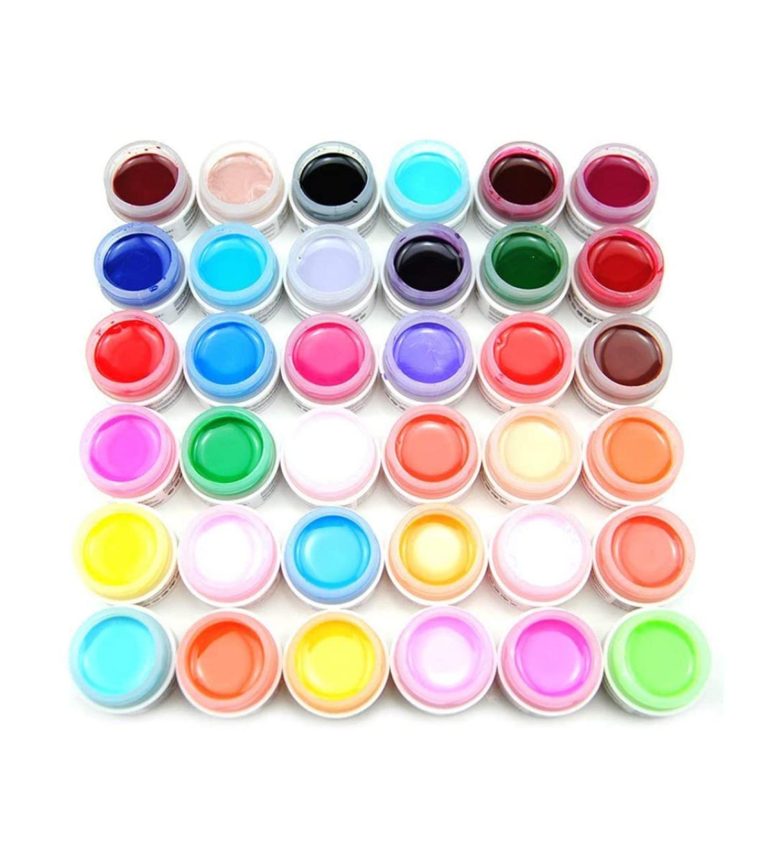 36 Colors Nail Painting Gel Polish Soak Off UV Sculpture Gel DIY Nail Polish Hand care - Buy Online on GoSupps.com