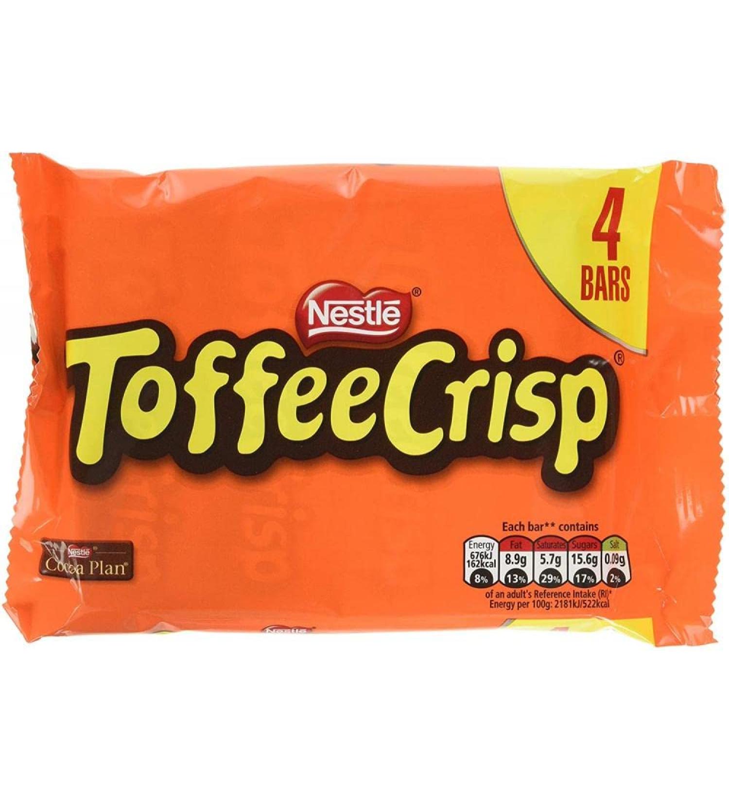 Nestle Toffee Crisp 14x4x31g Multipack (56 Bars Total)