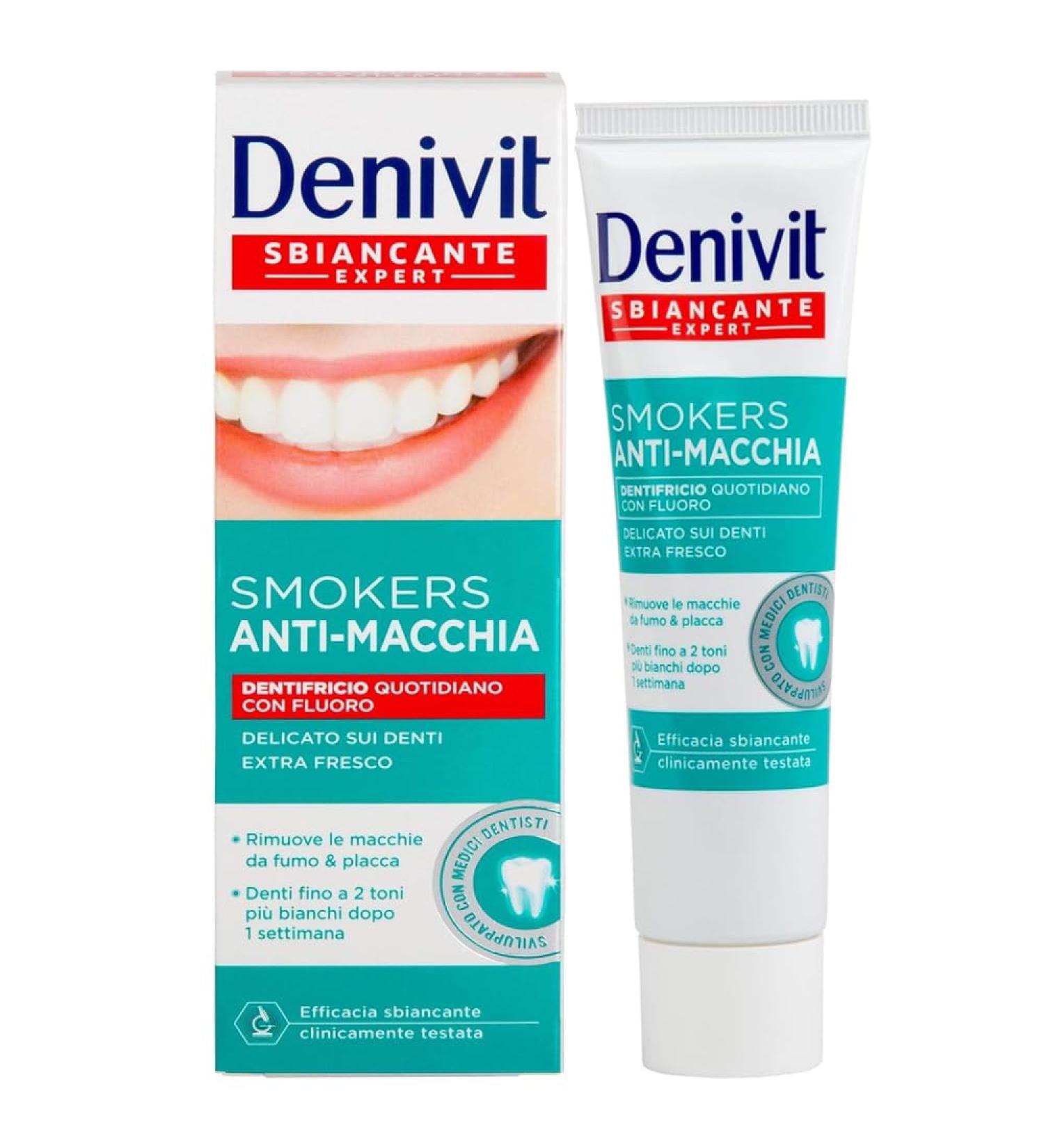 DENIVIT Set 12 DENIVIT Smokers Toothpaste Anti-stain 50 ml - Toothpastes - Buy Online on GoSupps.com