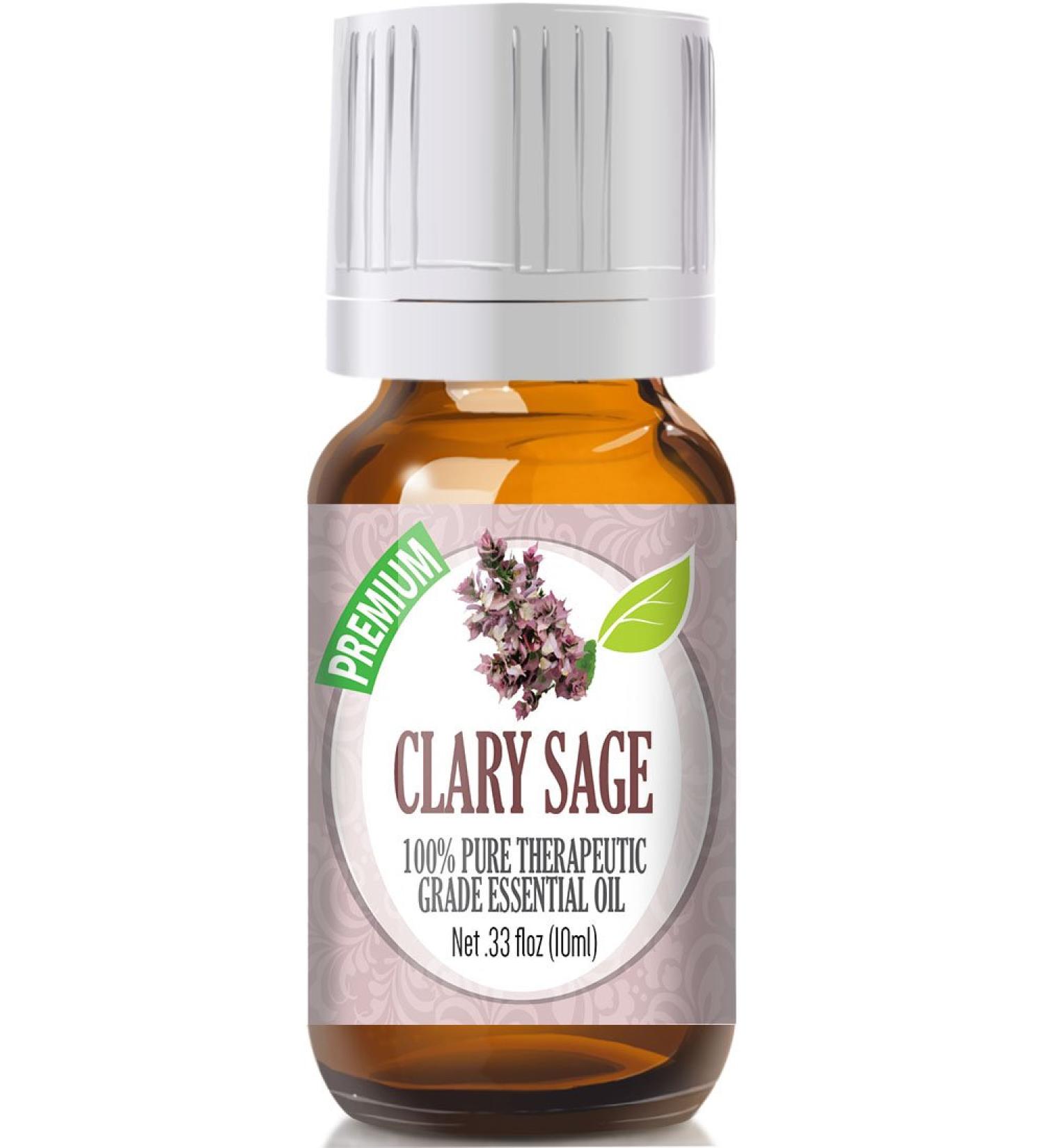 Healing Solutions 10ml Oils - Clary Sage Essential Oil - 0.33 Fluid Ounces - Buy Online on GoSupps.com