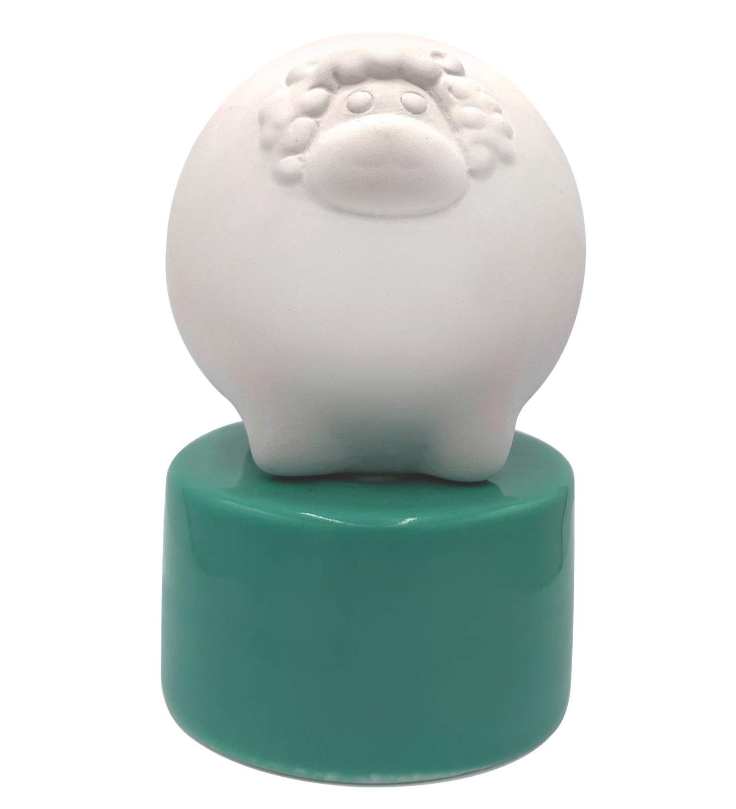 Wild Essentials Counting Sheep Ceramic Diffuser - Non-Electric Aromatherapy Air Freshener for Bedroom Office & Bathroom - 5" Tall Essential Oil & Fragrance Wicking Diffuser - Buy Online on GoSupps.com
