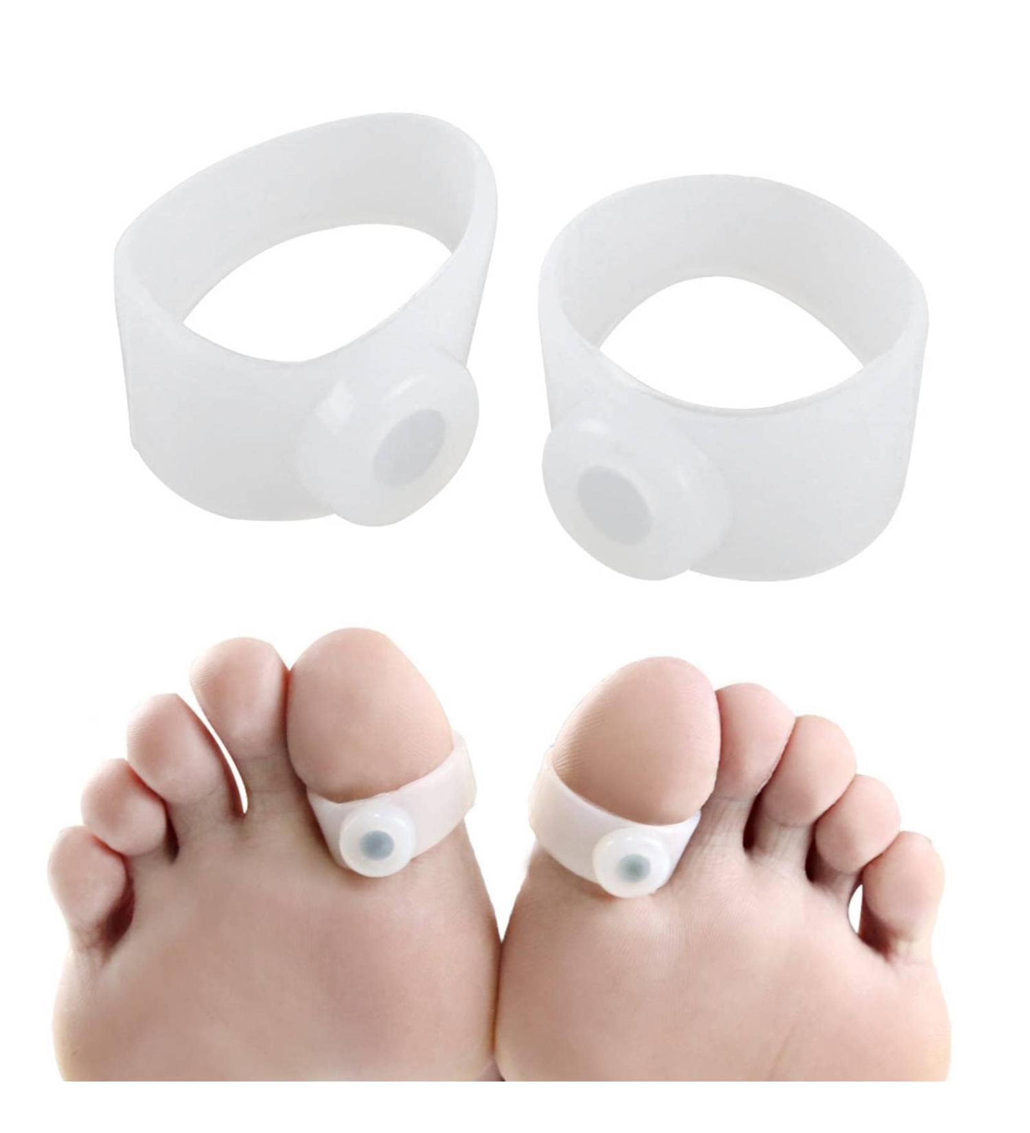 Silicone Magnetic Rings - Reusable Toe Massager for Weight Loss & Blood Sugar Control - 2 Pack - Buy Online on GoSupps.com