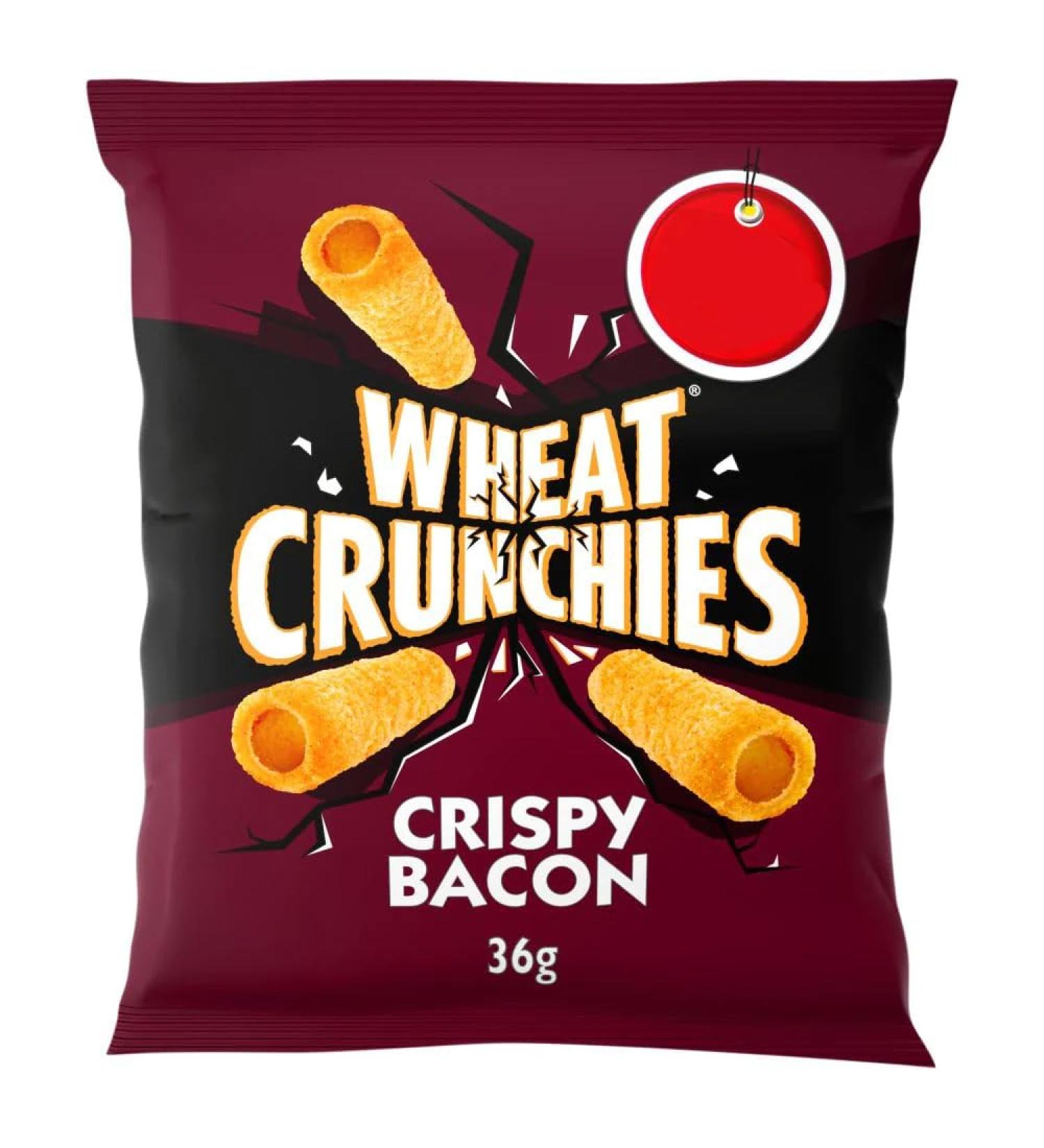 Wheat Crunchies Bacon Crisps 36g-Food