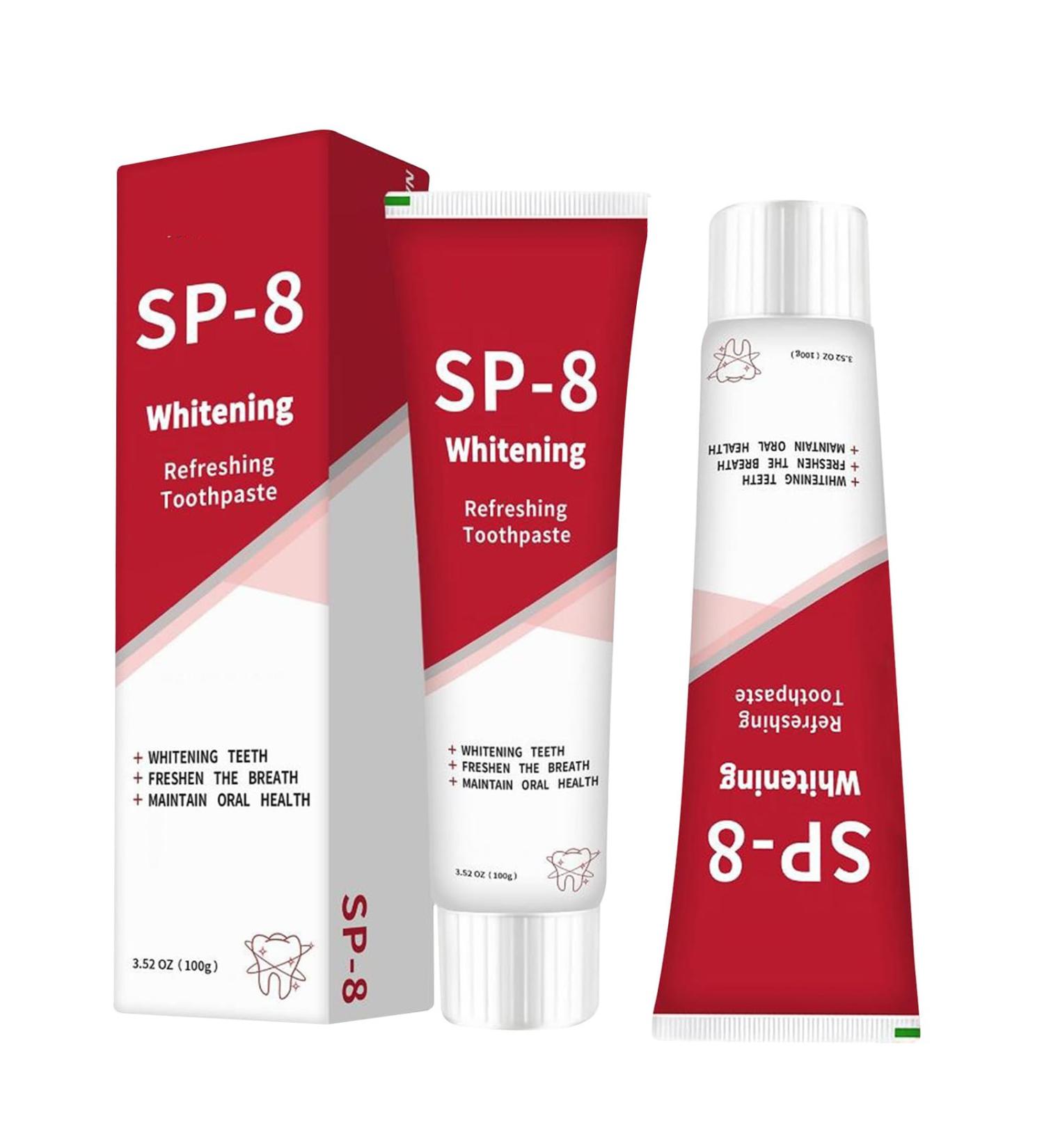  G n rique 2PC Sp8 Toothpaste SP8 Probiotic Toothpaste Fresh Breath To Protect Gums Firming Teeth 100g - Buy Online on GoSupps.com