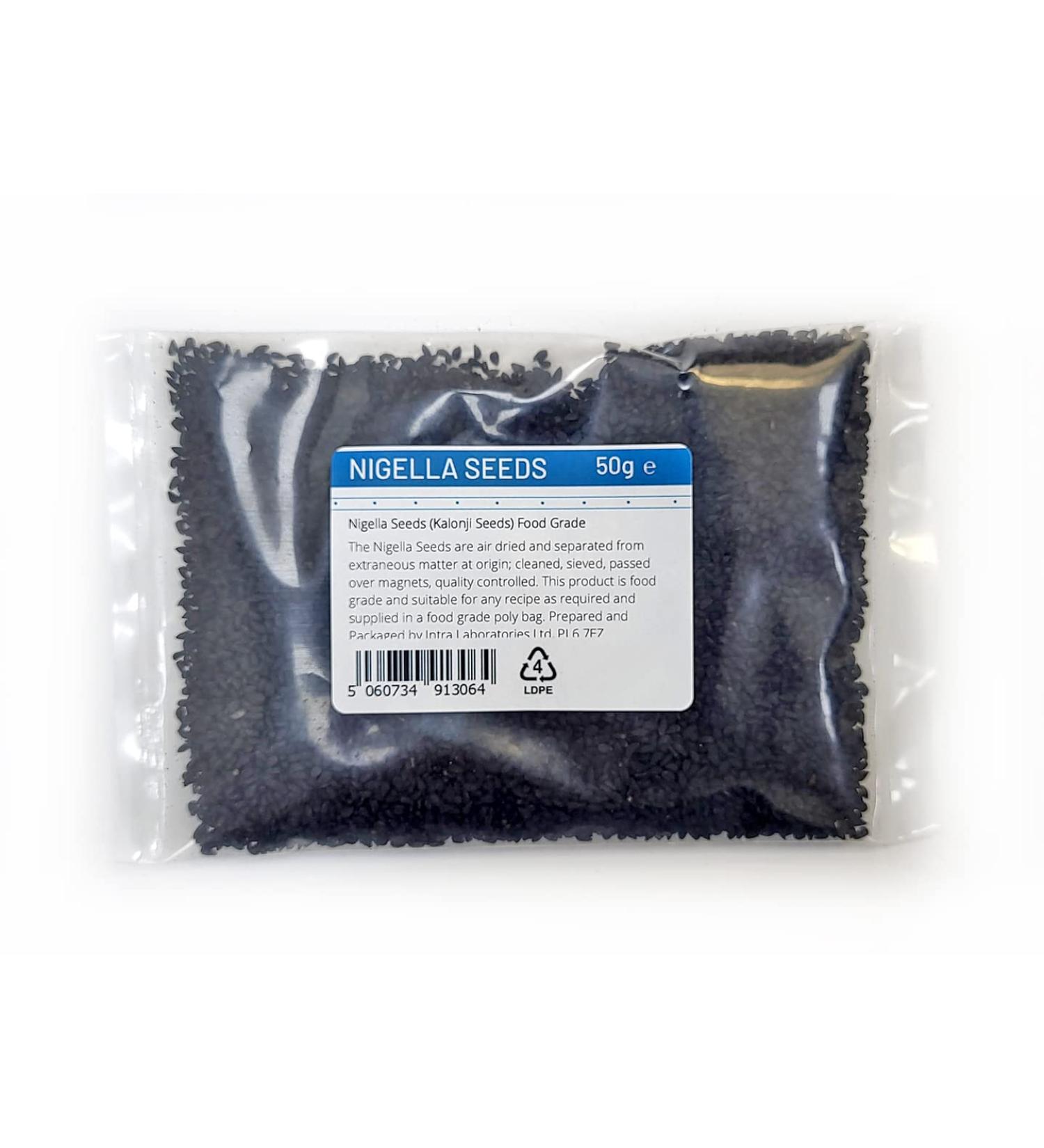 Entirely Ingredients Nigella Seeds 50g - Selected for the Premium Quality - Food Grade - Buy Online on GoSupps.com