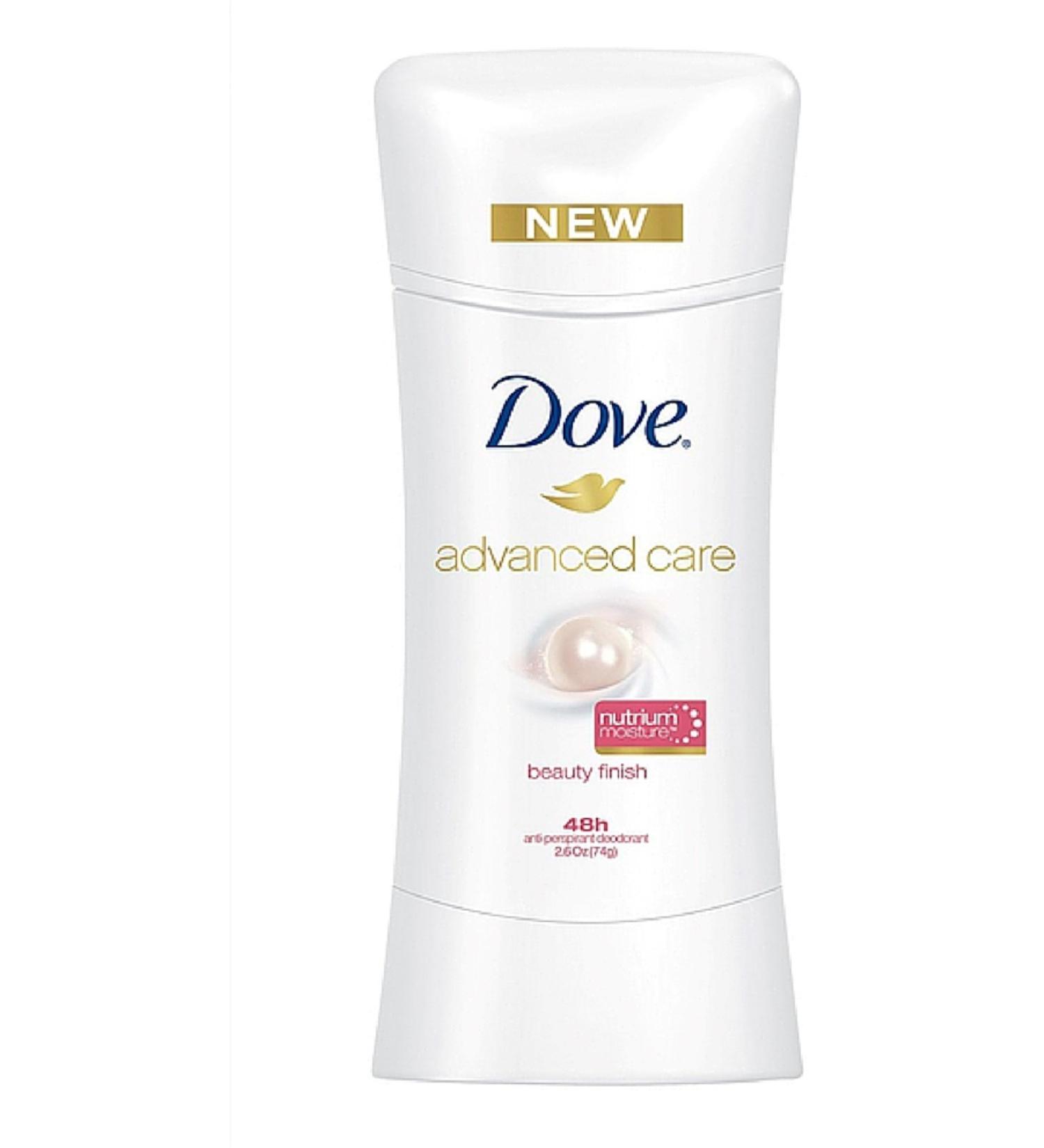 Dove Advanced Care Antiperspirant Beauty Finish 2.6 Ounce (Pack of 4)