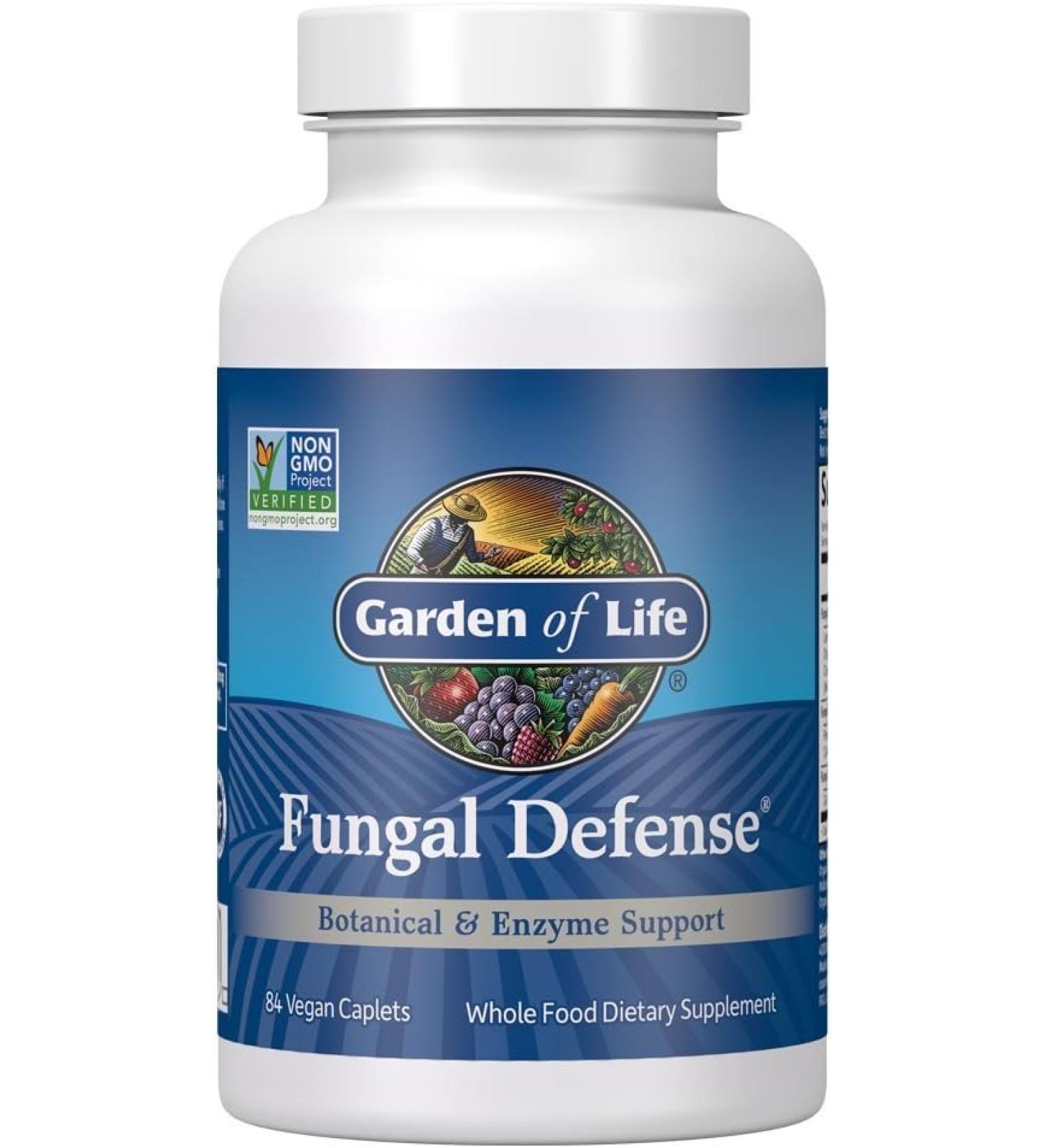Garden of Life Fungal Defense - 84 Vegan Caplets for Immune Support - Buy Online on GoSupps.com