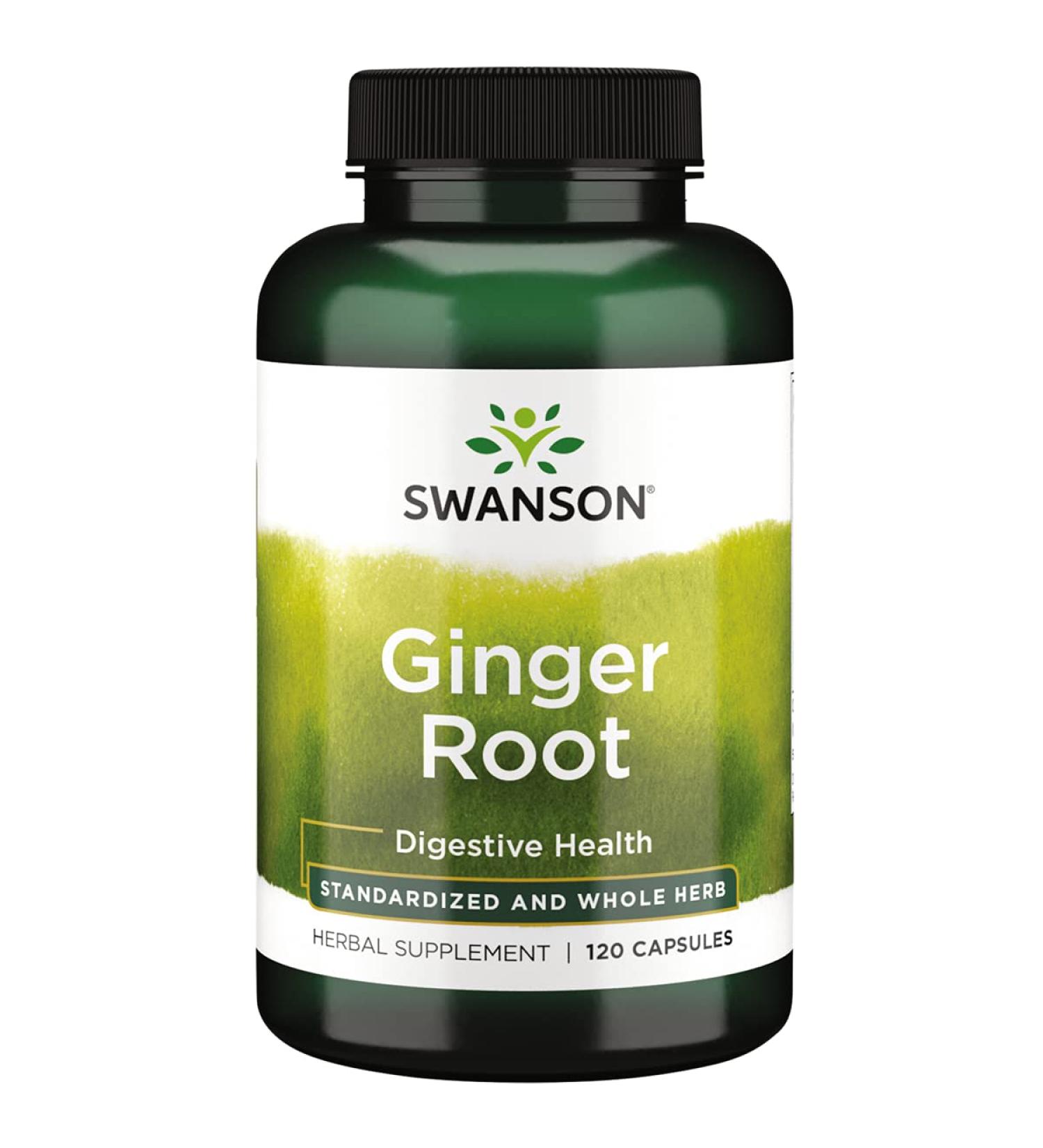 Swanson Ginger Root 250mg | Standardized Extract | 120 Capsules - Buy Online on GoSupps.com