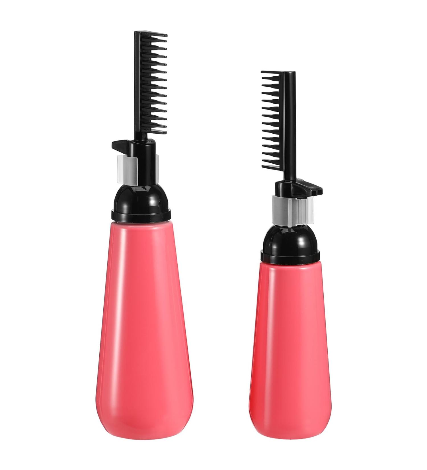 2 pi ces Bouteilles Applicatrices Teinture Cheveux et Plastique L ger avec Brosse pour Distribution Uniforme Accessoires Coiffure Pratiques - Buy Online on GoSupps.com
