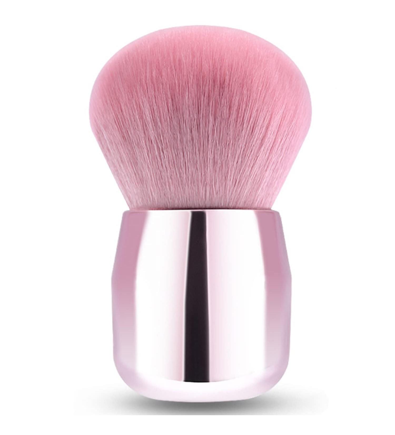 Kabuki Powder Brush - Multi Purpose Fluffy Makeup Brush for Face - Soft & Comfortable - Suitable for Powder, Liquid, Cream - 1 Count - Buy Online on GoSupps.com
