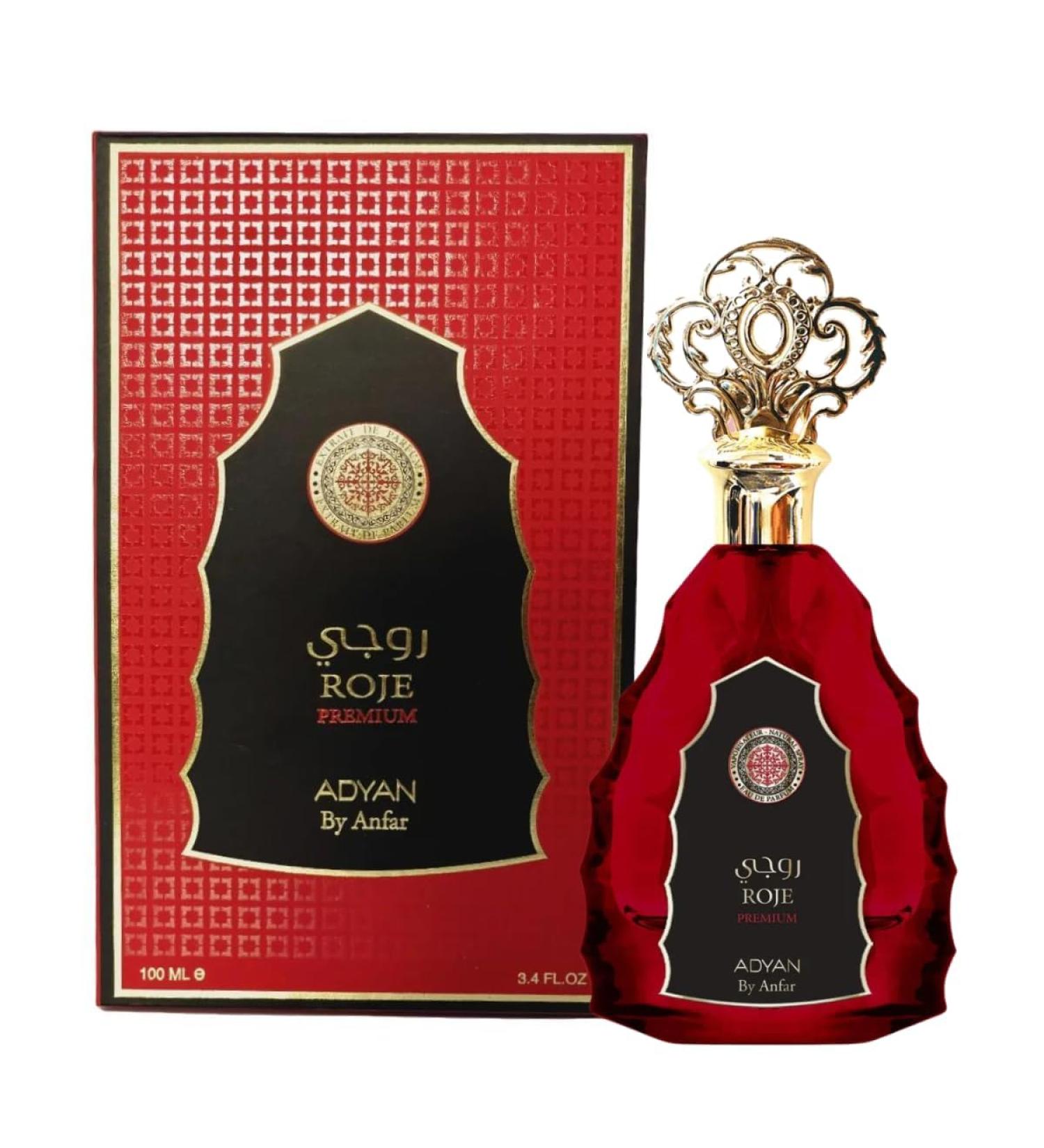 Roje Premium Adyan by Anfar EDP 100Ml (3.4Oz) - Long Lasting Fragrance - Arabian Perfume - Best Impession of B Rouge 540 - Buy Online on GoSupps.com