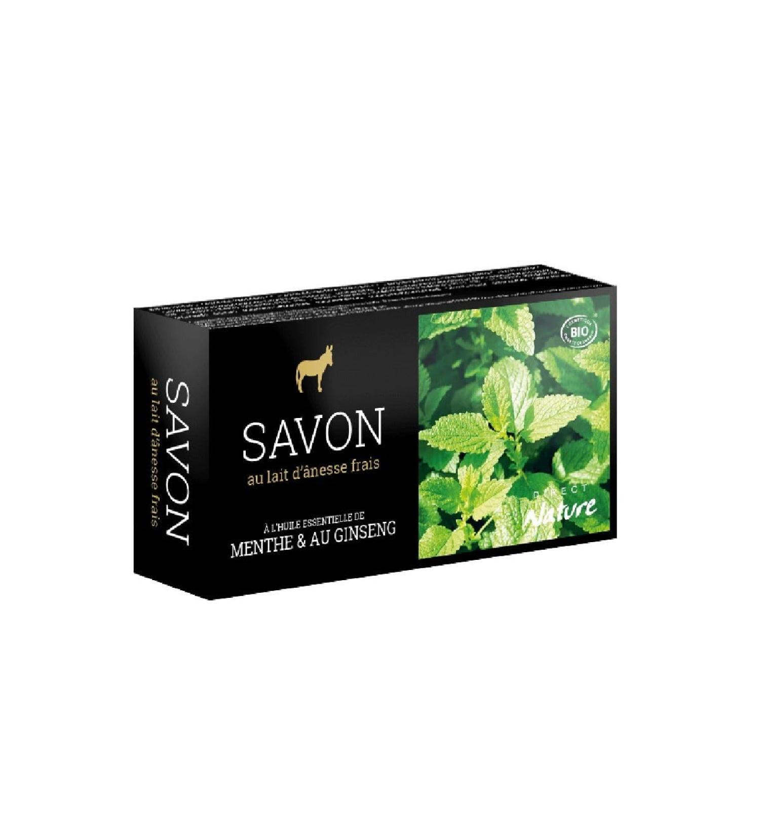 Agate nature Directnature Soap with grab milk 100 g with essential oils ginseng and mint