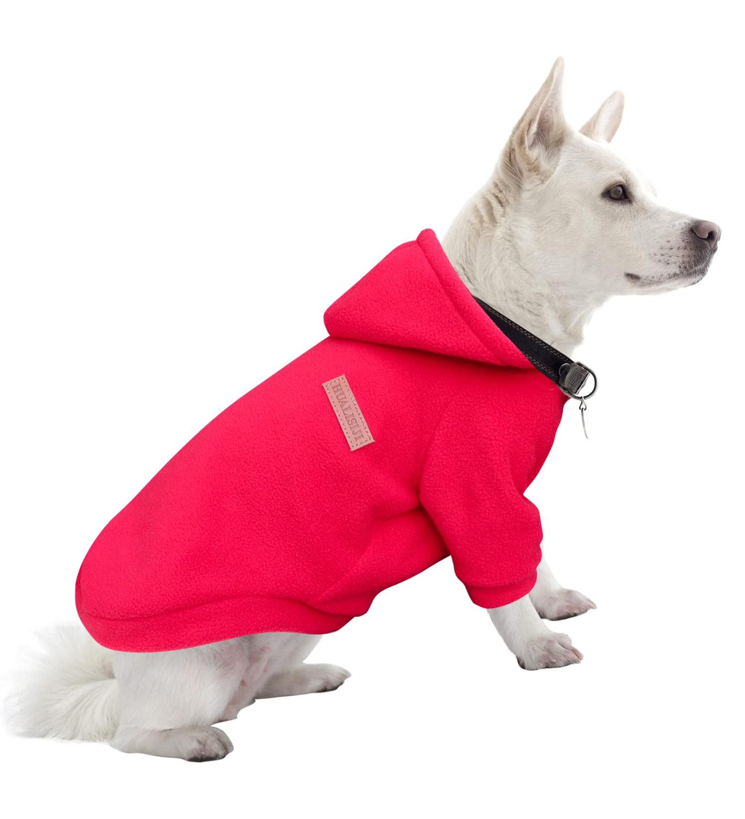 Hualisiji Christmas Dog Sweater Hoodie - Warm Lightweight Chihuahua Sweatshirt in XXL Red | Perfect for Holiday Comfort - Buy Online on GoSupps.com