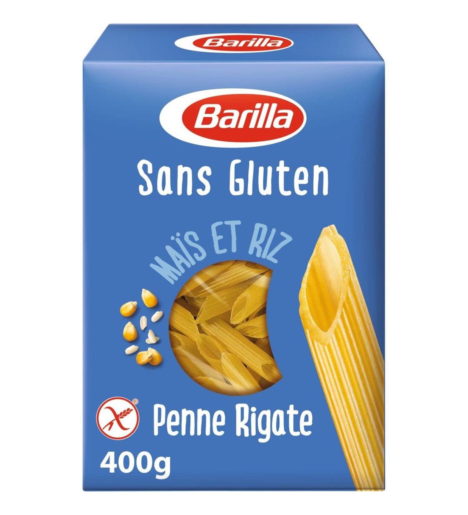 AUCHAN Pack of 3 units *** BARILLA Gluten-Free Penne Rigate 400g