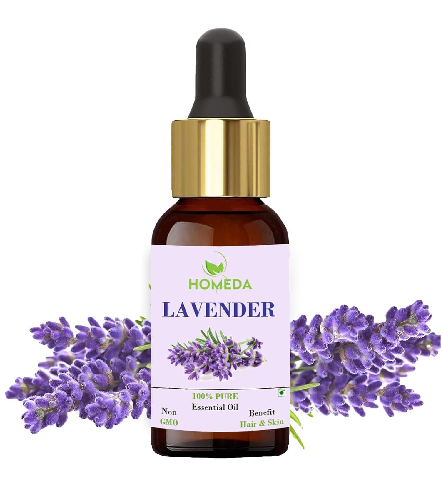 Lave-nder Essential Oil for for Hair Growth (15 ML) Diffuser Sleep Skin Face Body Soap Making Massage Bath Water - Buy Online on GoSupps.com