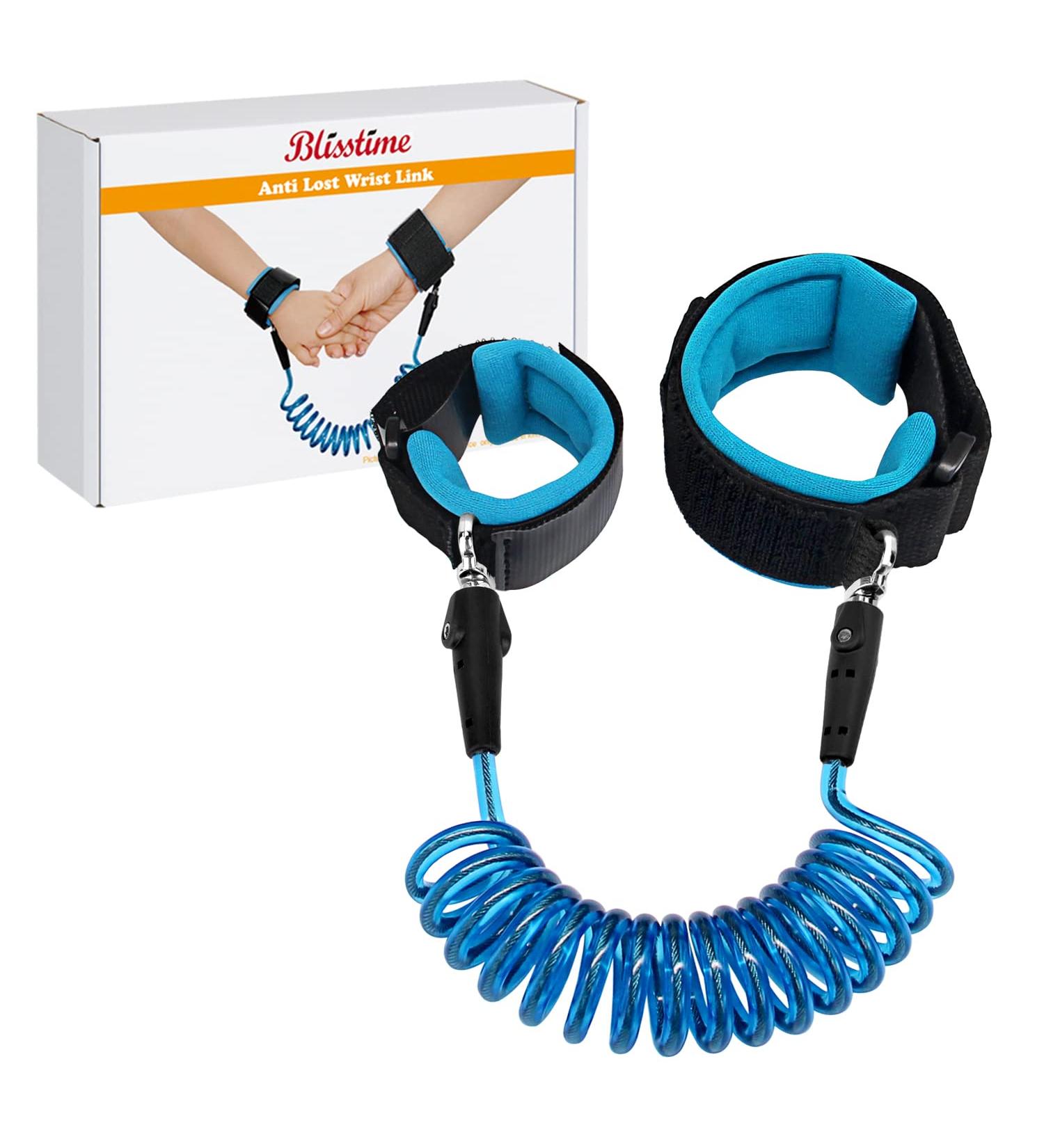 Blisstime Anti Lost Wrist Link for Toddlers & Kids - Blue 1.5m (59 Inch) - Pack of 1 - Buy Online on GoSupps.com