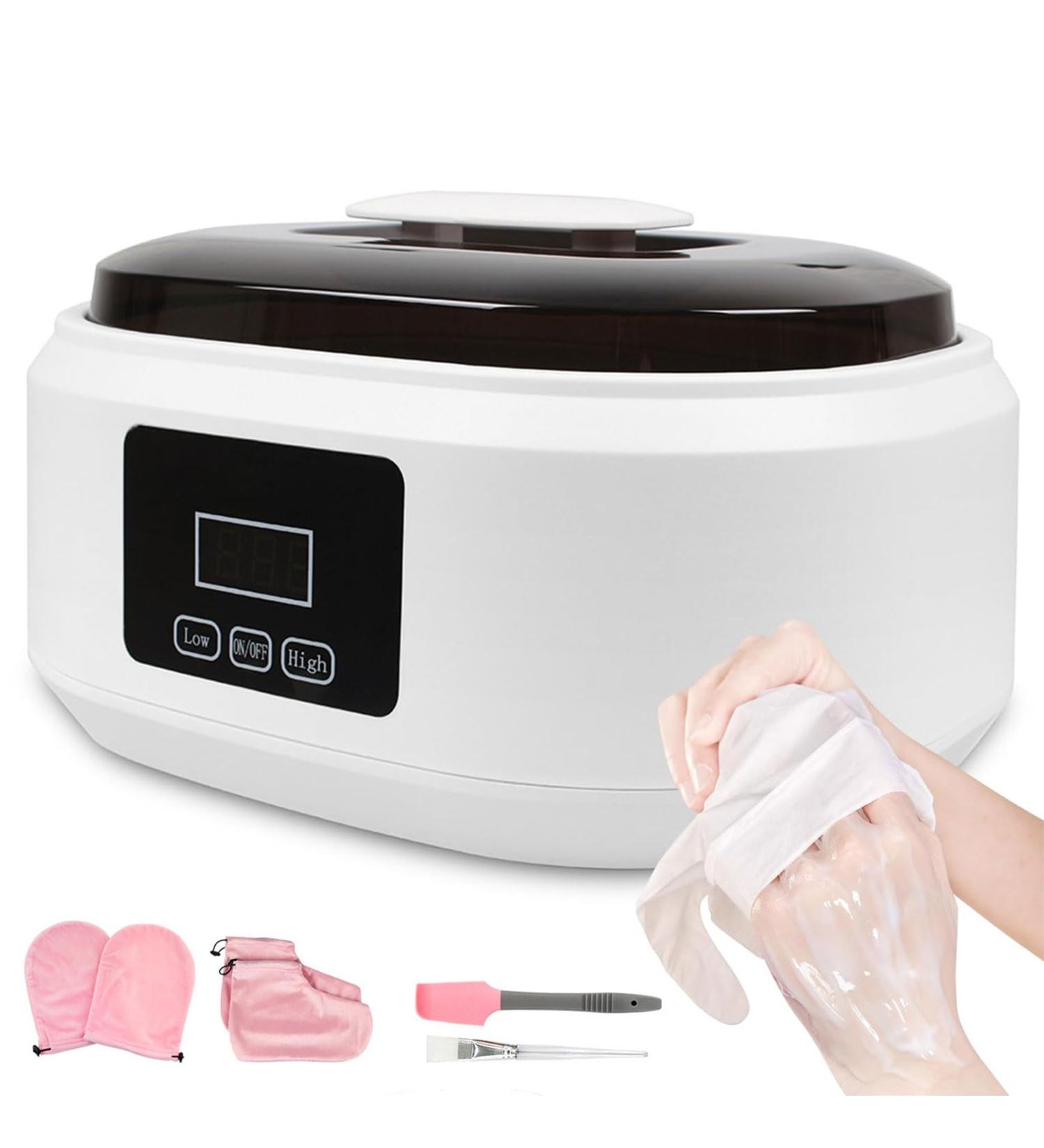 3500ml Paraffin Wax Machine for Hands and Feet 200W Paraffin Wax Warmer with 2 Speed Temperature Control Paraffin Wax Heater for Heat Therapy white - Buy Online on GoSupps.com