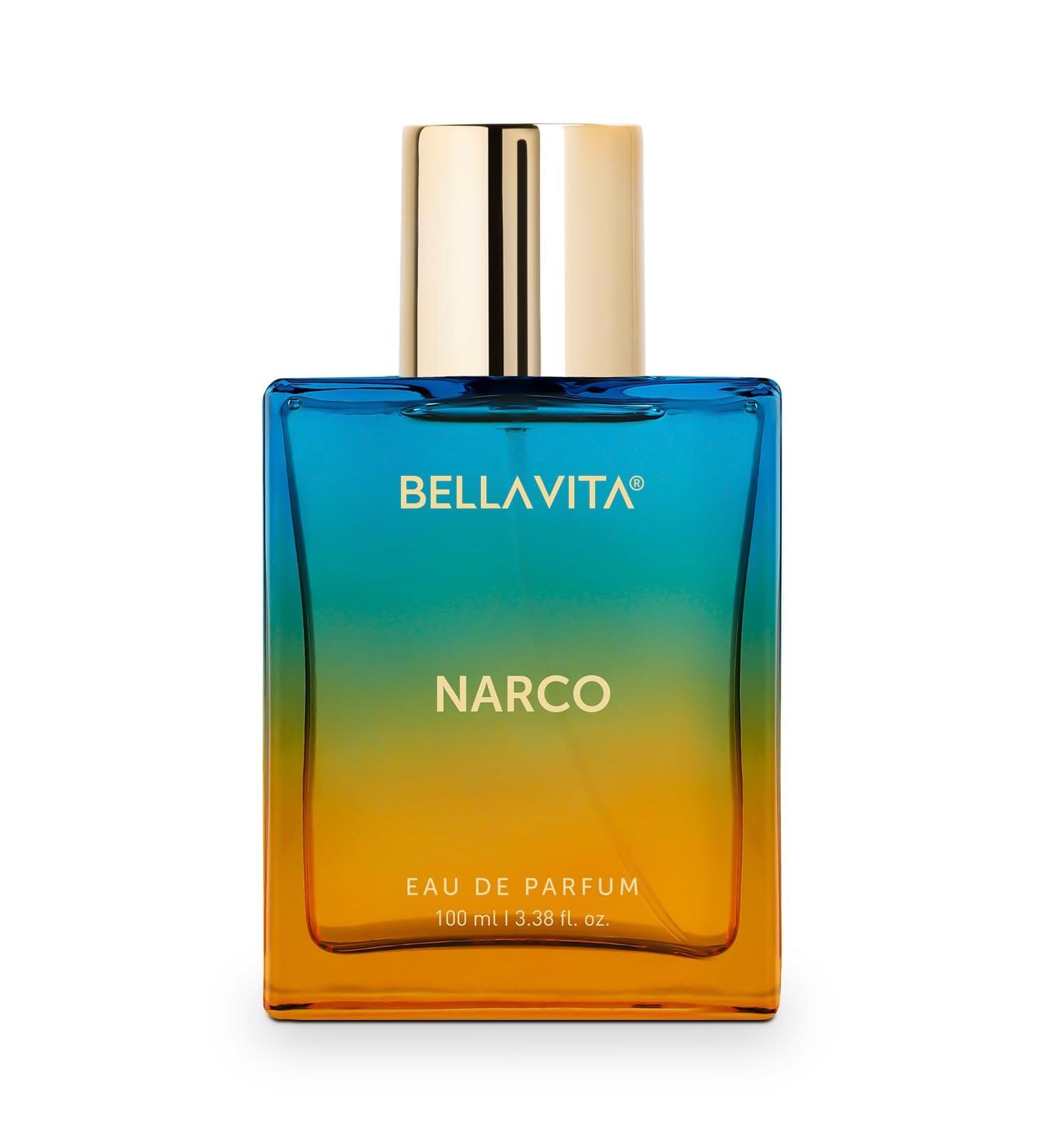 BELLA VITAS Narco Eau De Parfum Perfume with Bergamot Jasmine and White Musk| Premium EDP Long Lasting Woody Floral Fragrance for Men & Women 100 ML - Buy Online on GoSupps.com