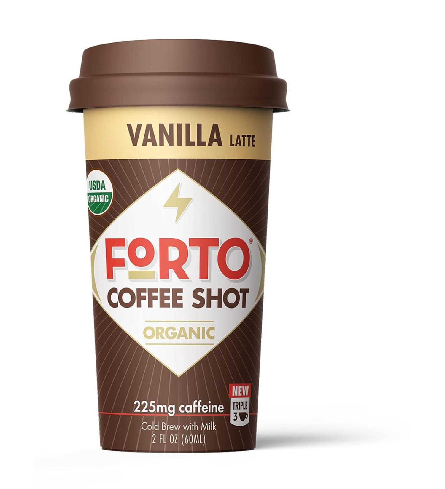 Forto Vanilla Latte Coffee Shots - Pack of 12 - Buy Online on GoSupps.com