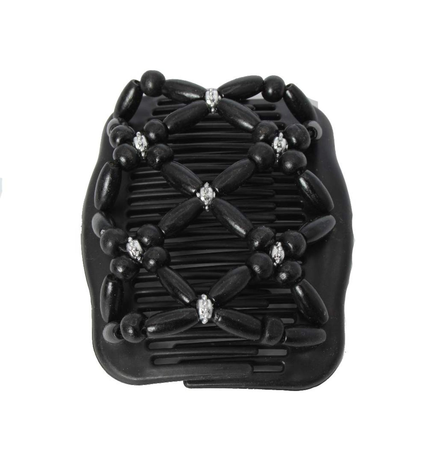 JUSTFOX Trend African Hairclip - Stylish Wooden Butterfly Hair Comb with Floral Design | International Shipping Available - Buy Online on GoSupps.com