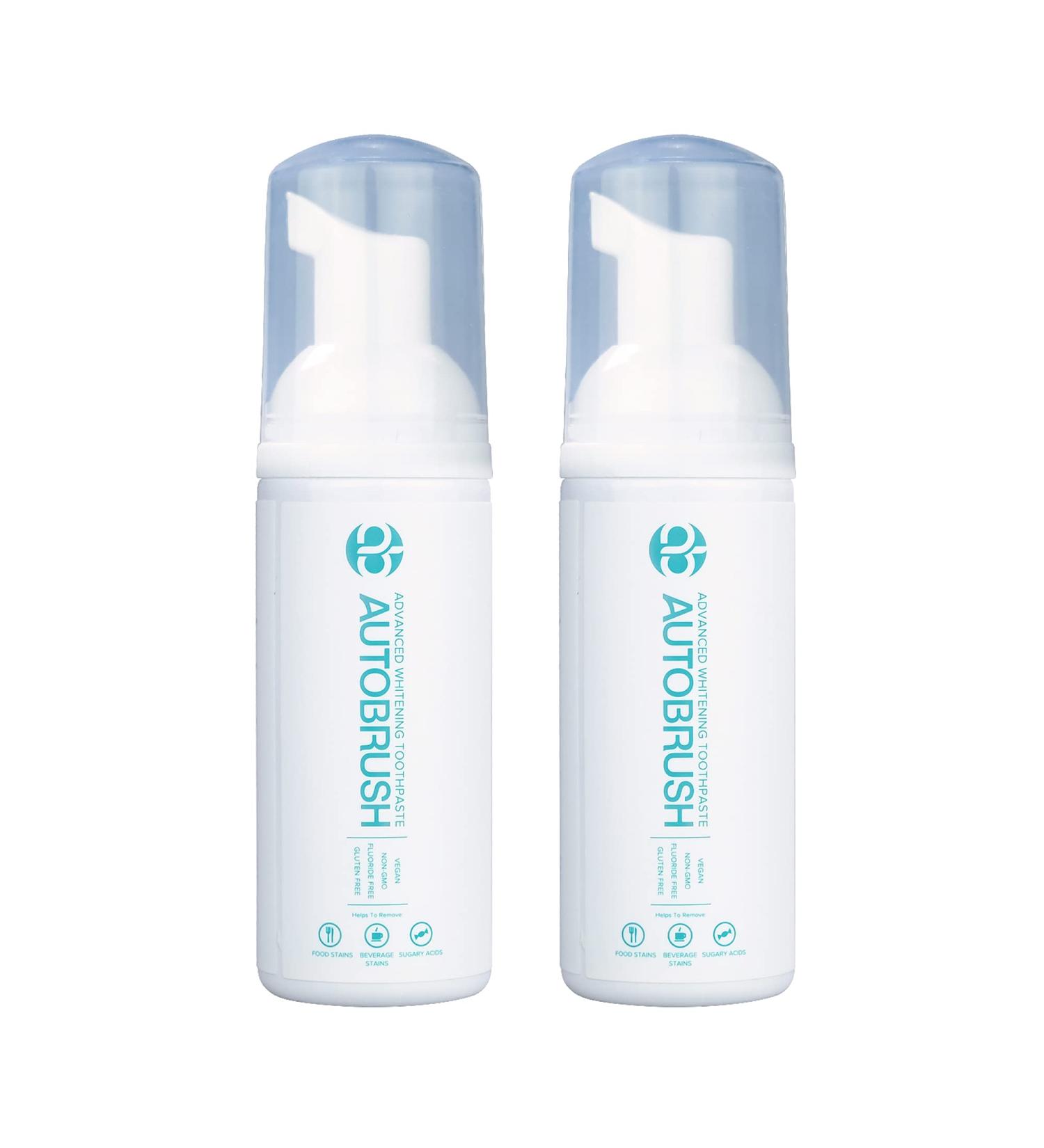 Autobrush Advanced Whitening Foaming Toothpaste - Mint Flavored, 30 Day Supply (Two Pack) - Buy Online on GoSupps.com