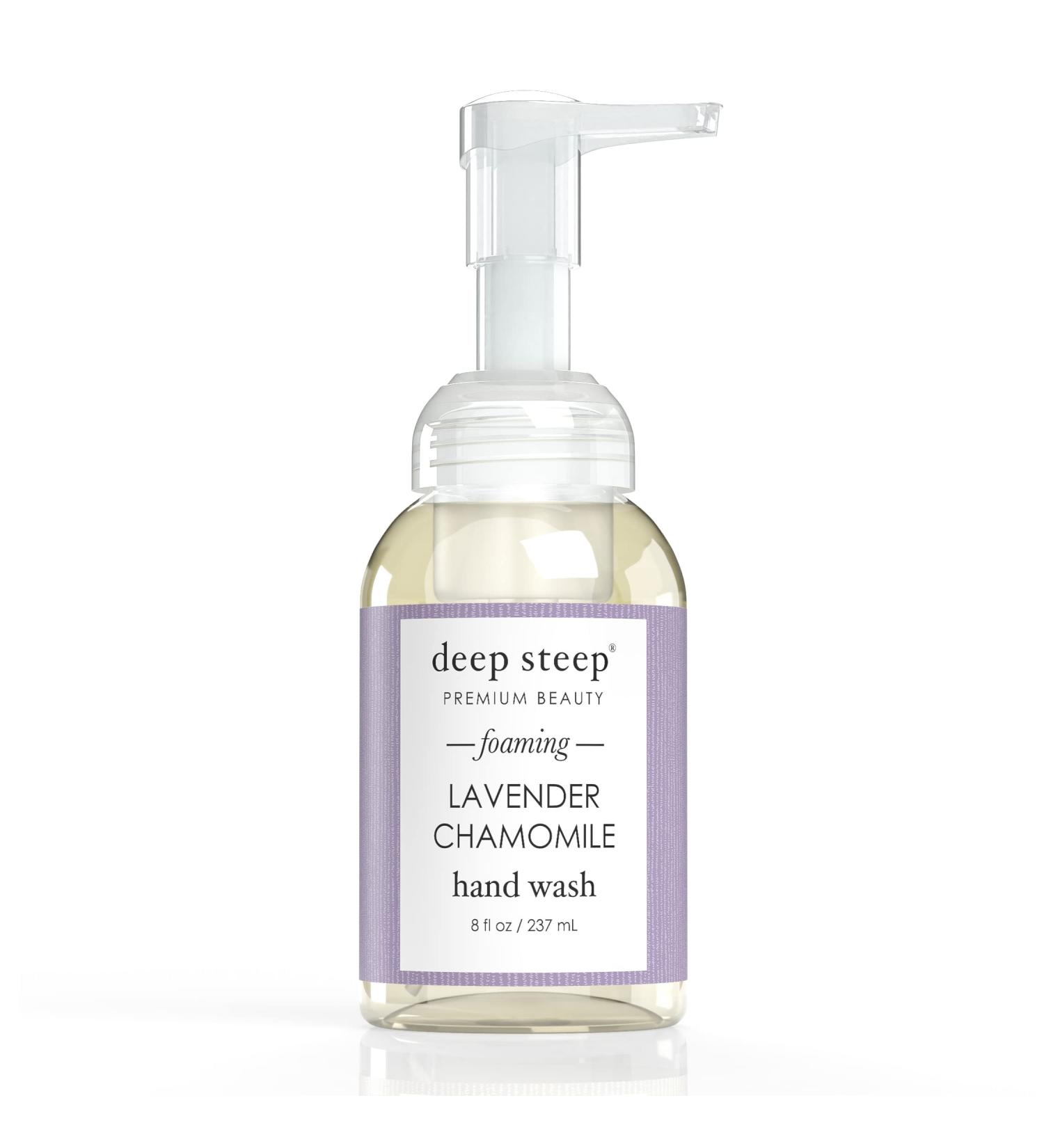 Deep Steep Lavender Chamomile Foaming Handwash - 8 oz - Buy Online on GoSupps.com
