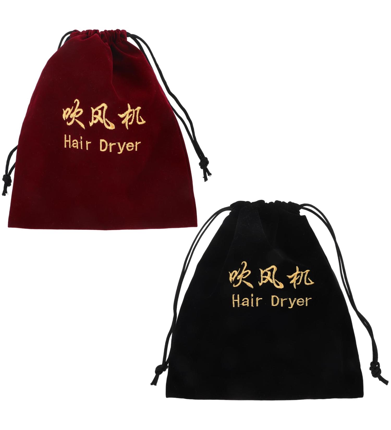 BRIGHTFUFU 2pcs Hair Dryer Storage Bag Travel Bags Hairdryer Storage Organizer Hair Blower Bag Wen Wan Handbag - Buy Online on GoSupps.com