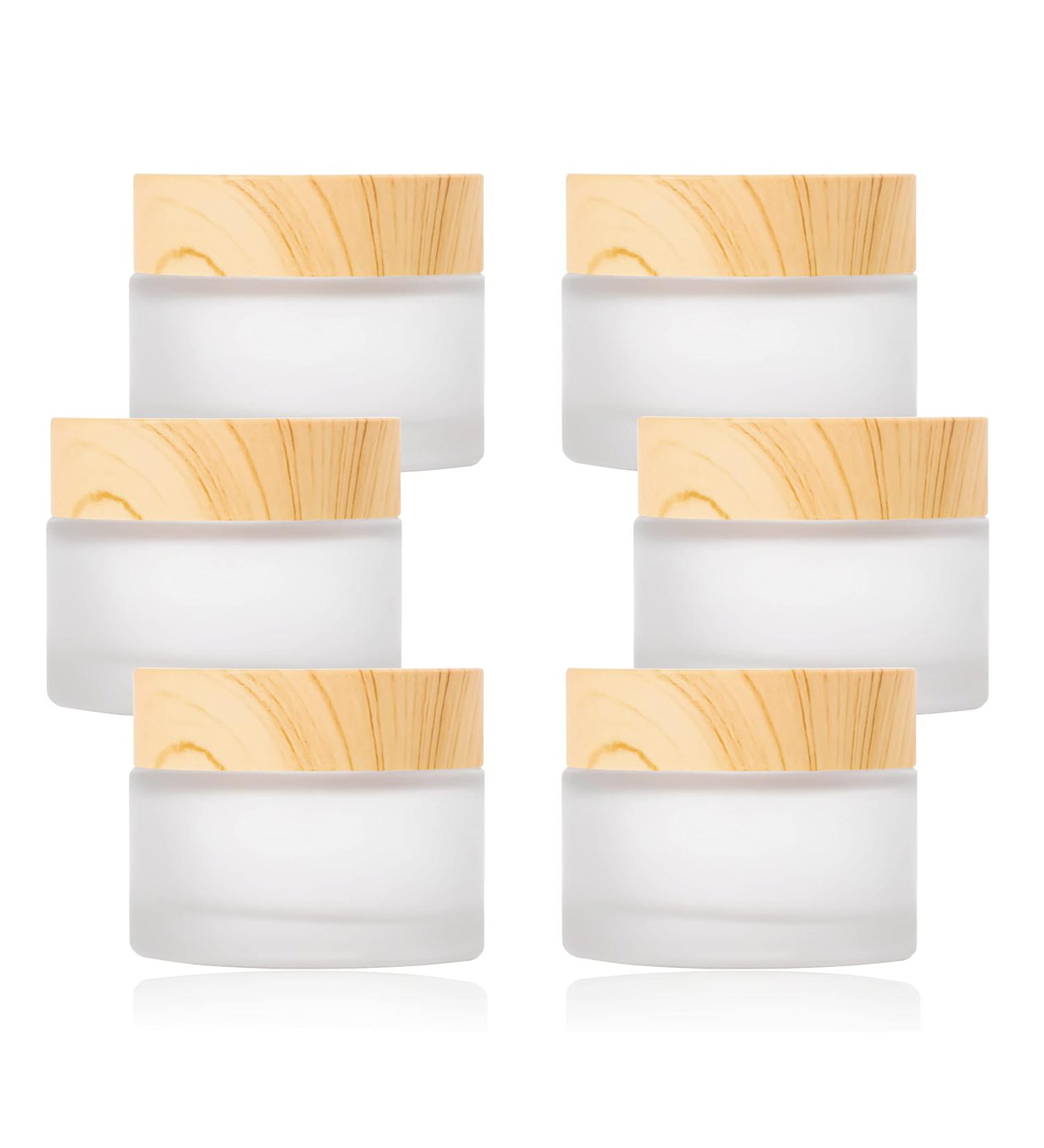 Yaxidaever 30ml Cosmetic Containers with Lid - Set of 6 Empty Cream Cans for Makeup Creams Lotions & Essential Oils - Perfect for Cosmetic Storage - Buy Online on GoSupps.com