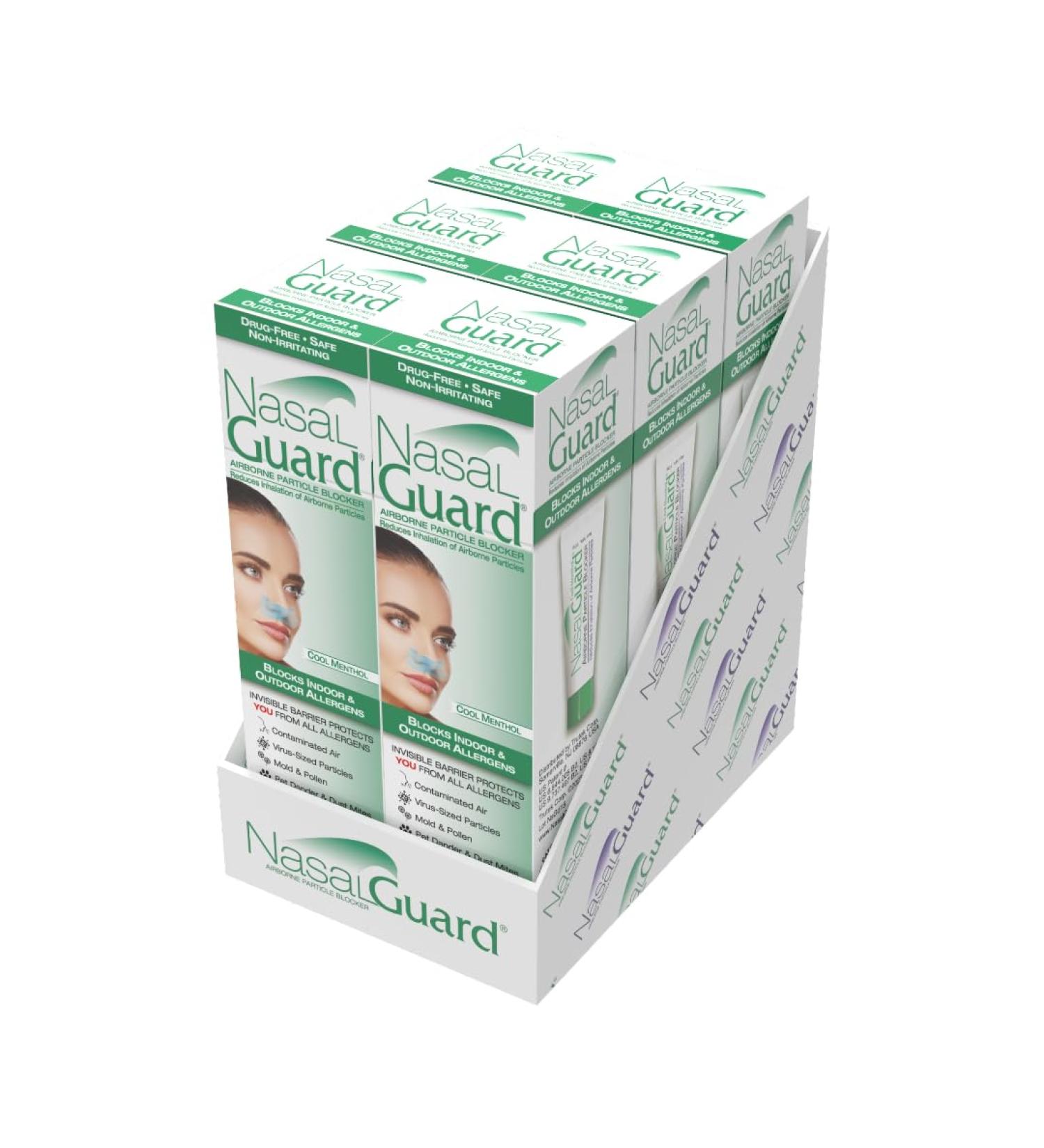 Allergy Relief Nasal Gel - Drug-Free Allergen Blocker for Pollen Allergy & Airplane Travel - Cool Menthol - 10g Tube (Pack of 6 - Buy Online on GoSupps.com