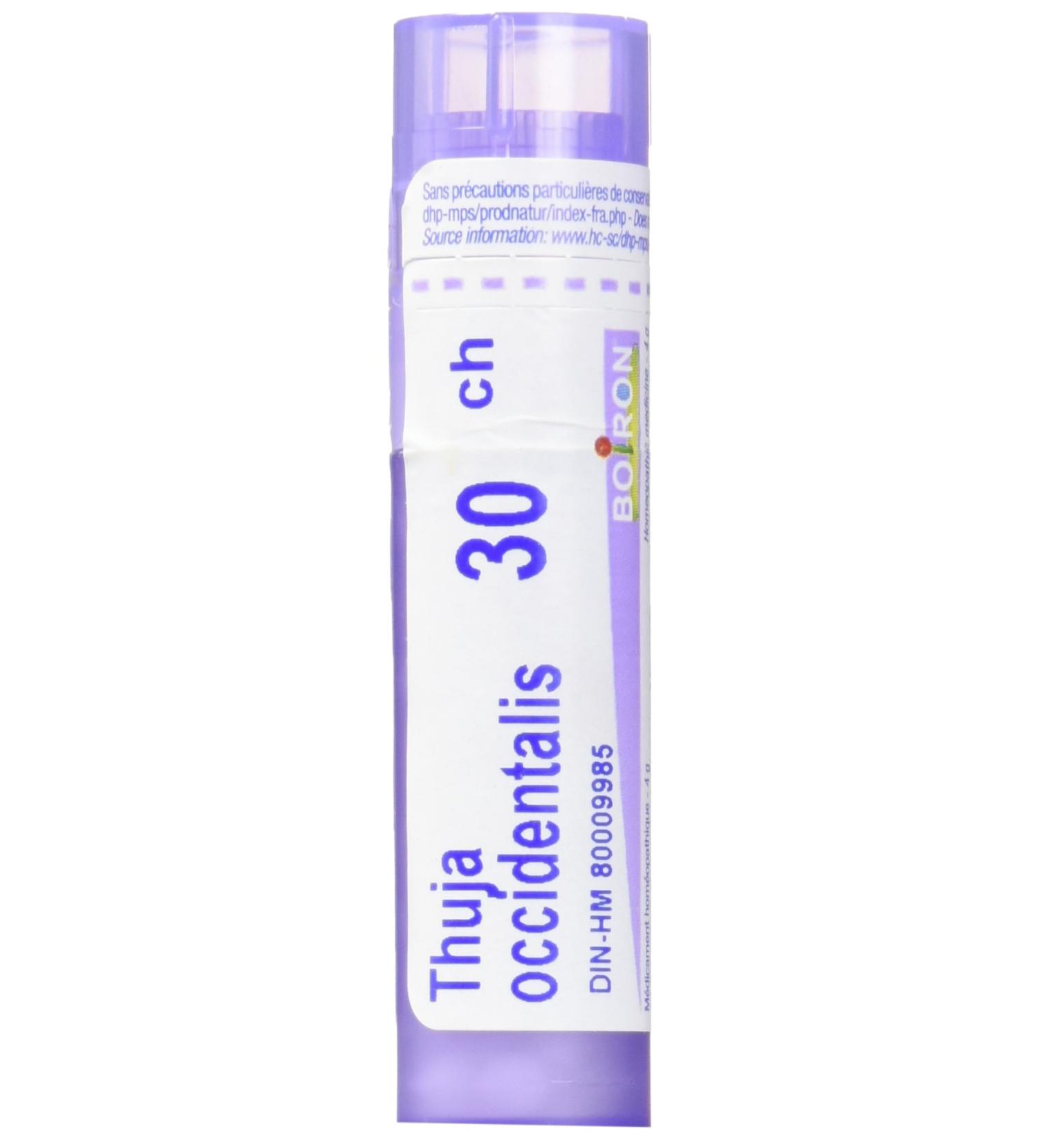 Thuja Occidentalis 30ch Boiron Homeopathic Medicine
