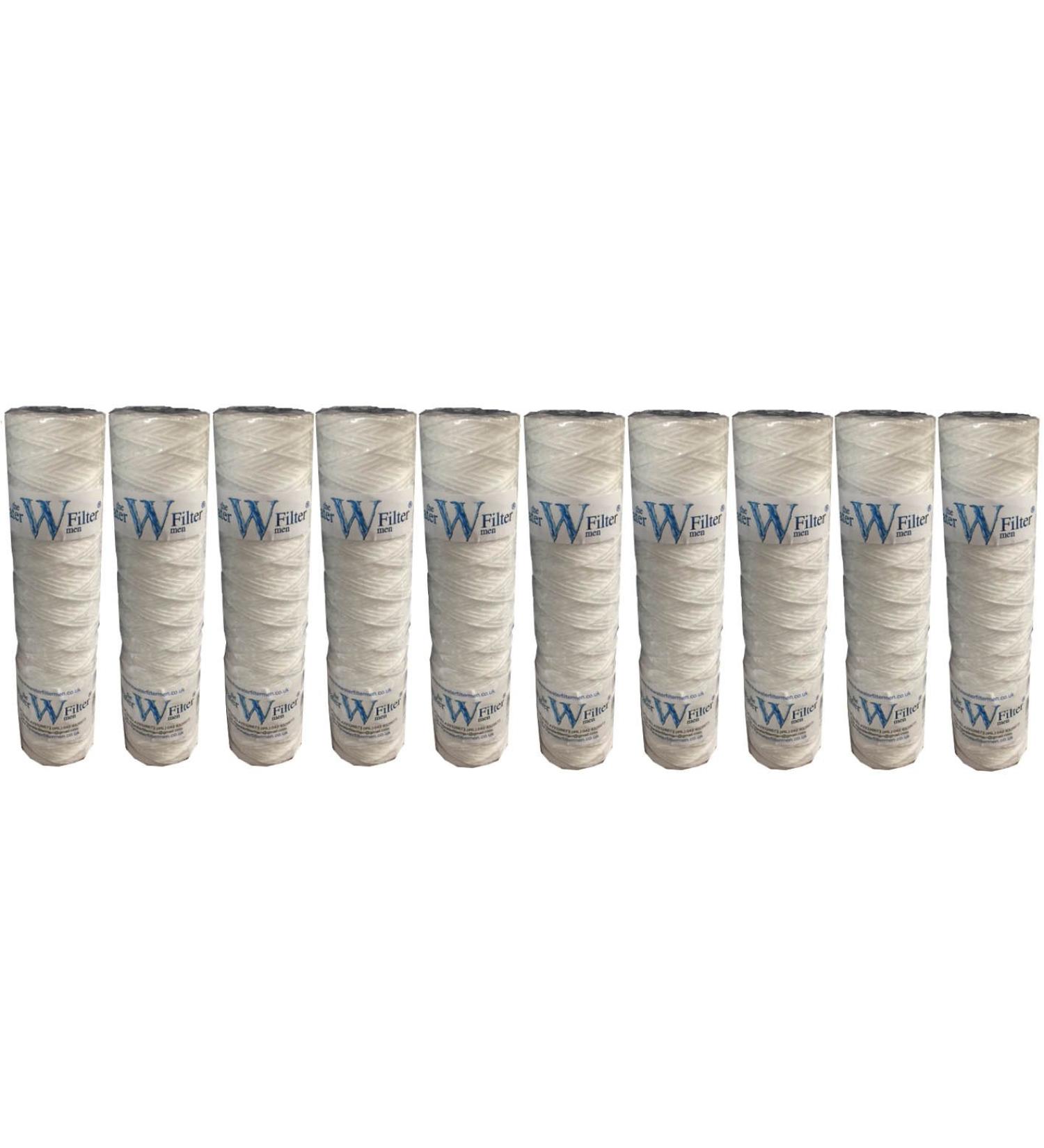 10 Bio Diesel Vegetable Oil WVO 5 micron String Wound bio-diesel filter cartridges 5mic by The Water Filter Men