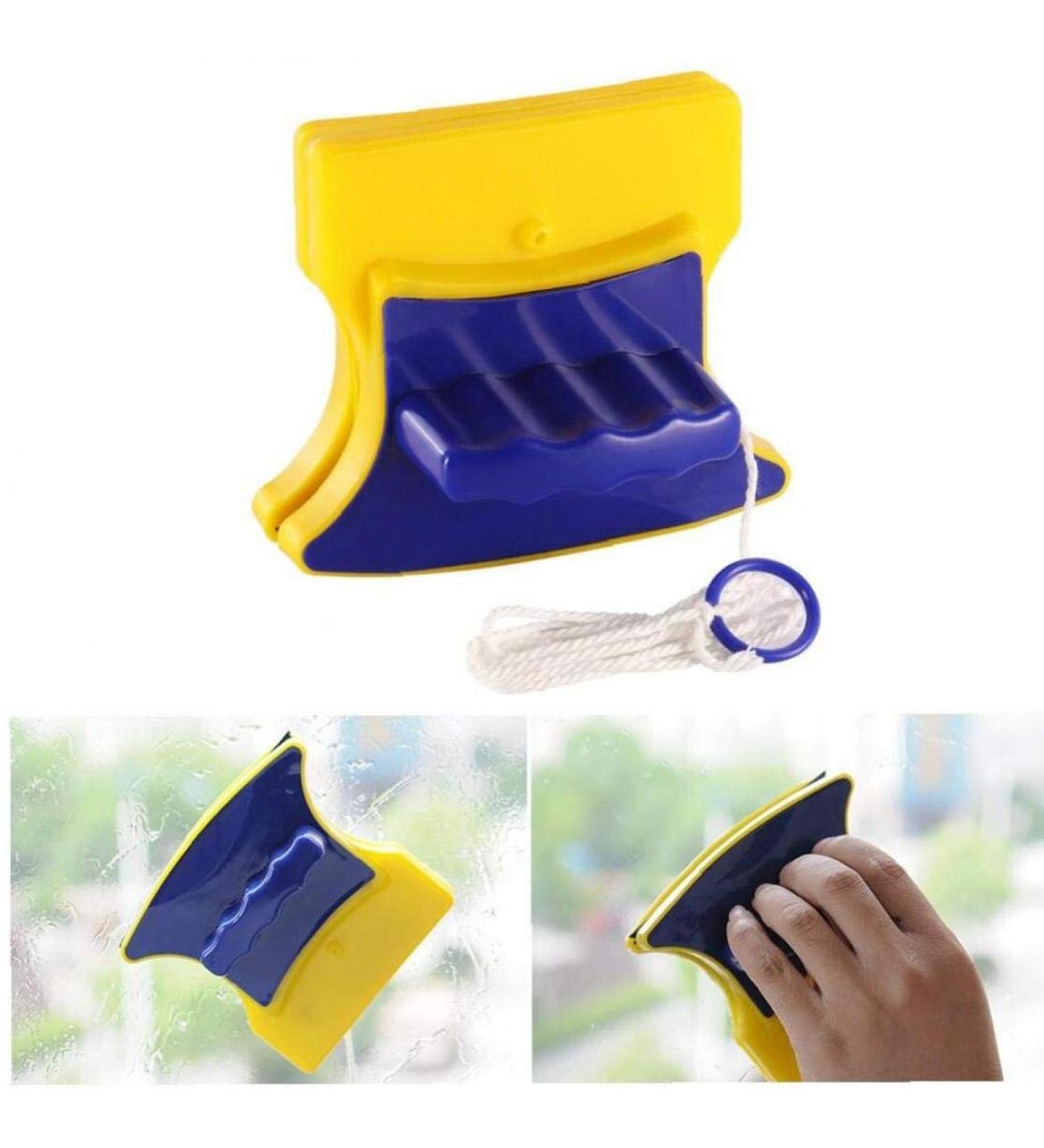 AMOYER Window Glass Magnetic Brush Practical Double Sided Window Dust Remover Quickly Household Glass Cleaner Wiper Practical Home Gadgets - Buy Online on GoSupps.com