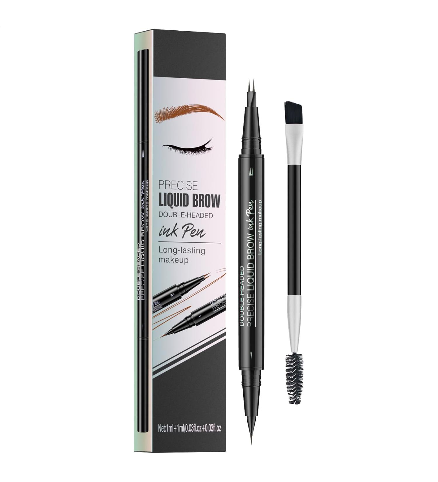 Eyebrow pencils for women waterproof double head cosmetic pencil with 2 fork tips eyebrow pencils for girls for permanent styling shaping defining blackbrown 1 piece 1er Pack - Buy Online on GoSupps.com