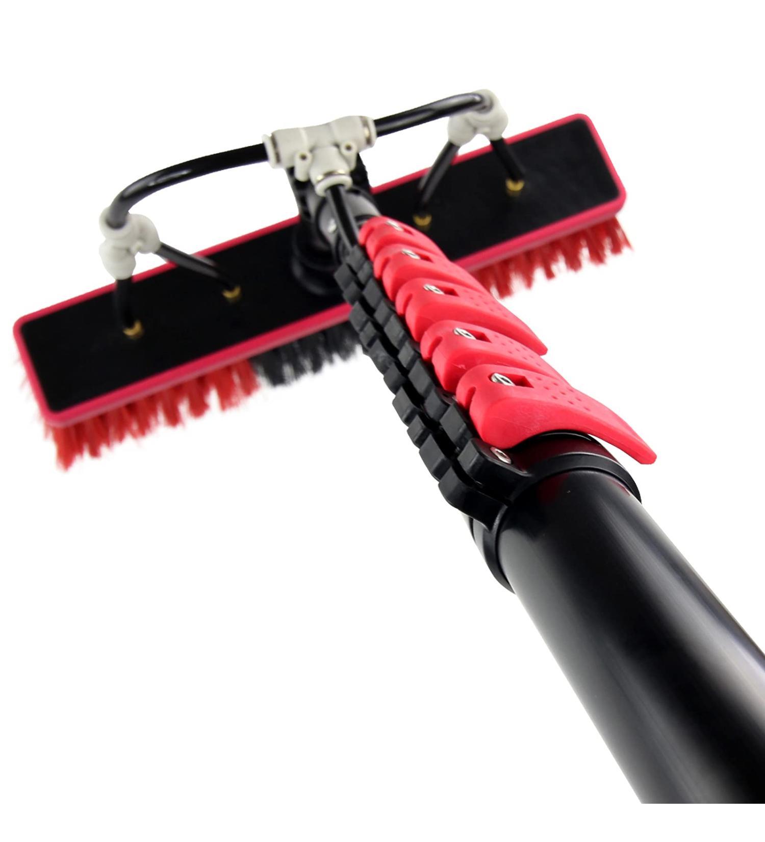 Window Cleaning Pole Water Fed Telescopic Brush Extendable Cleaner Conservatory Roof Photovoltaic Panel Cleaning Tool 24FT - Buy Online on GoSupps.com